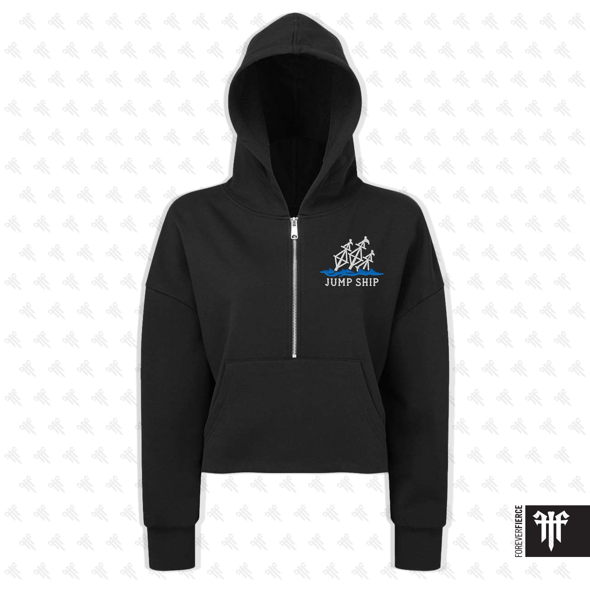 Jump Ship Phoenix November 2025 Womens Half-Zip Hoodie