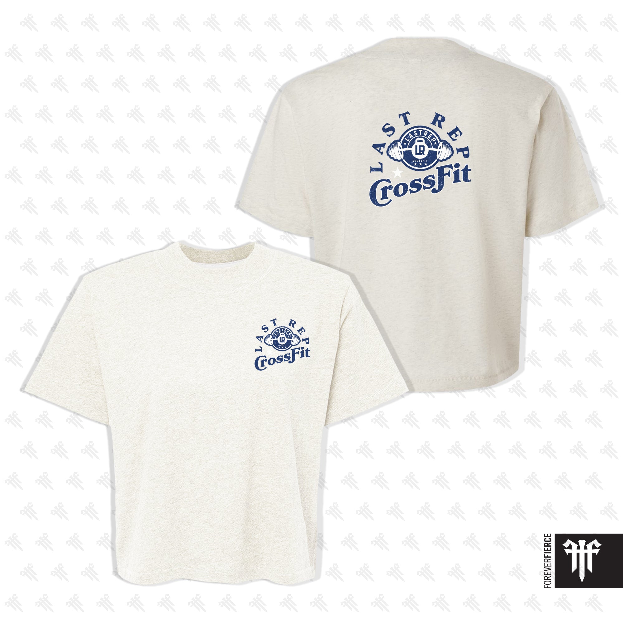 Last Rep CrossFit August 2025 Womens Crop Tee