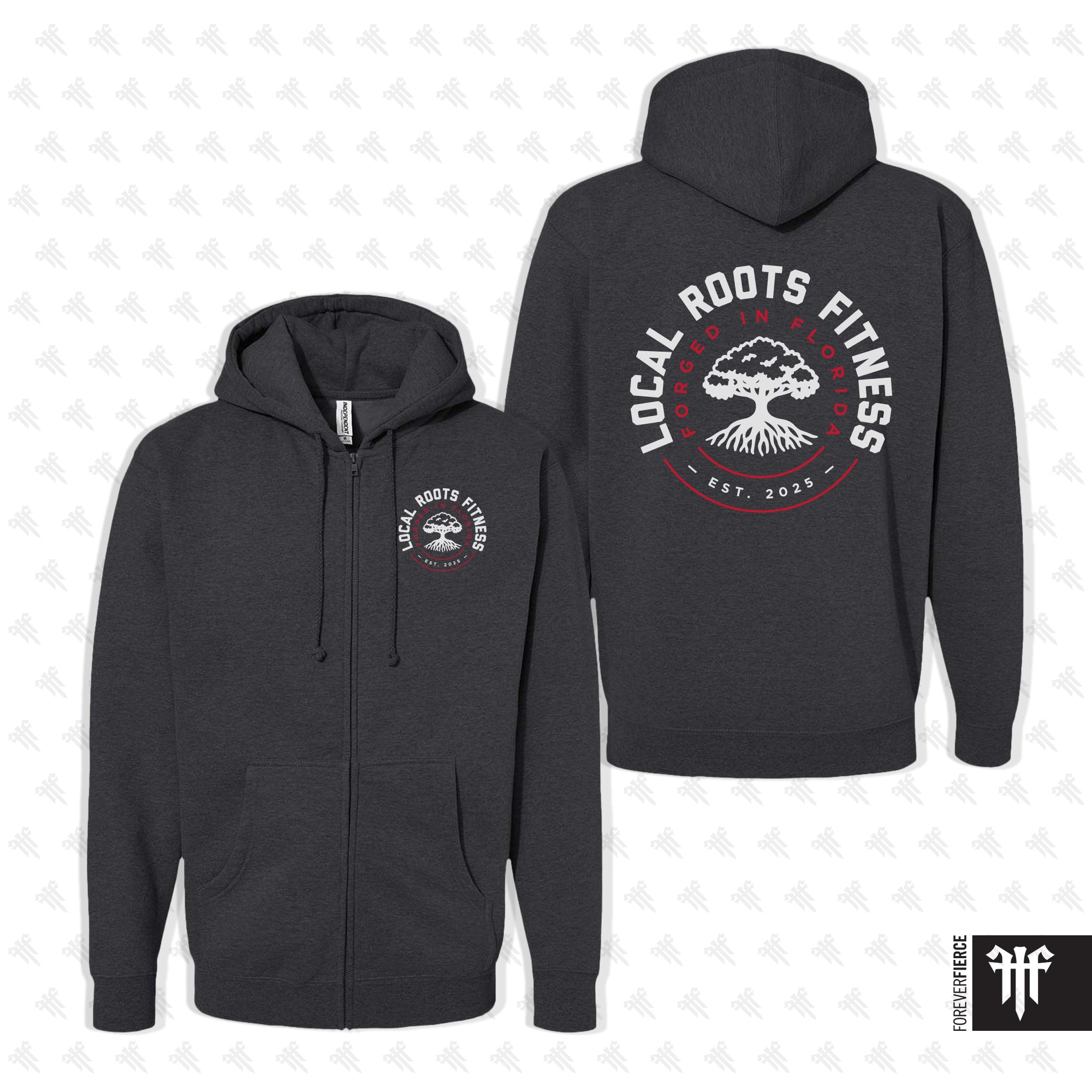 Local Roots Fitness January 2026 Full-Zip Hoodie
