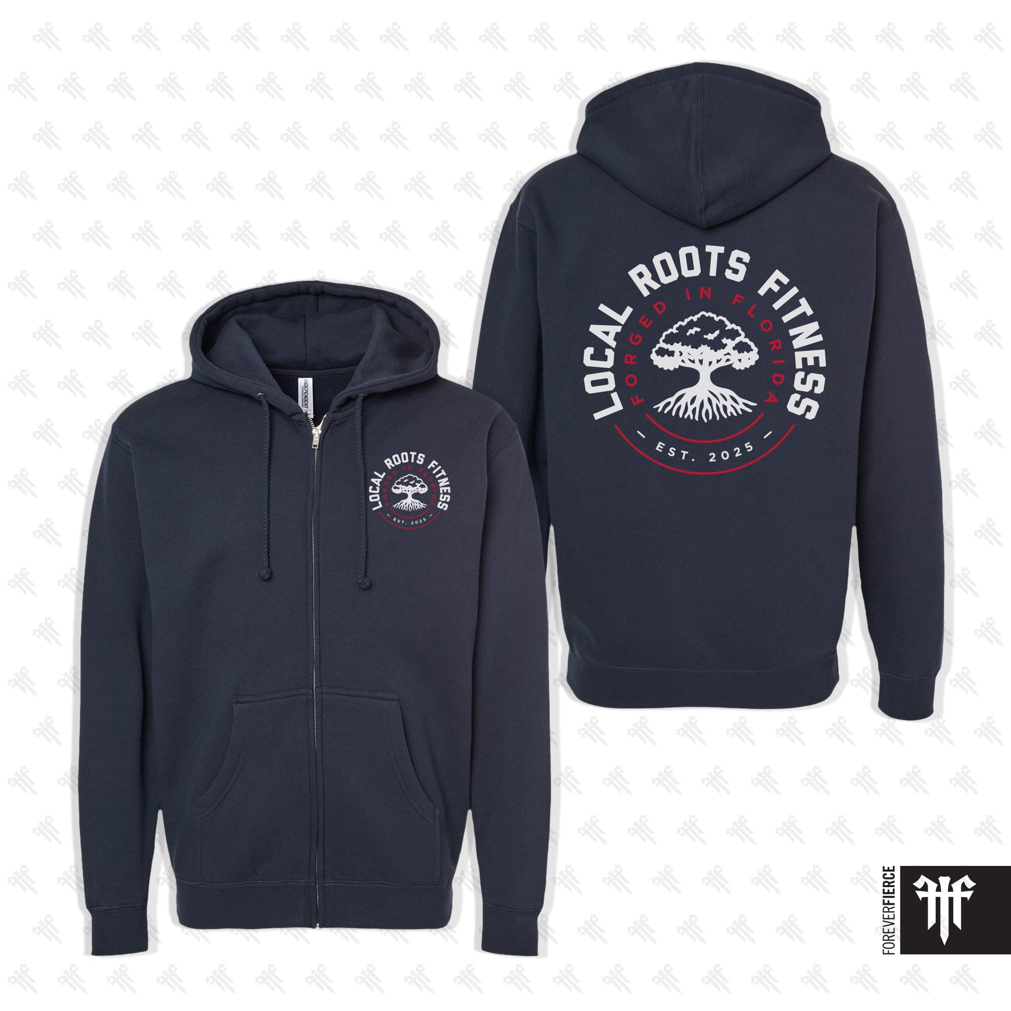 Local Roots Fitness January 2026 Full-Zip Hoodie