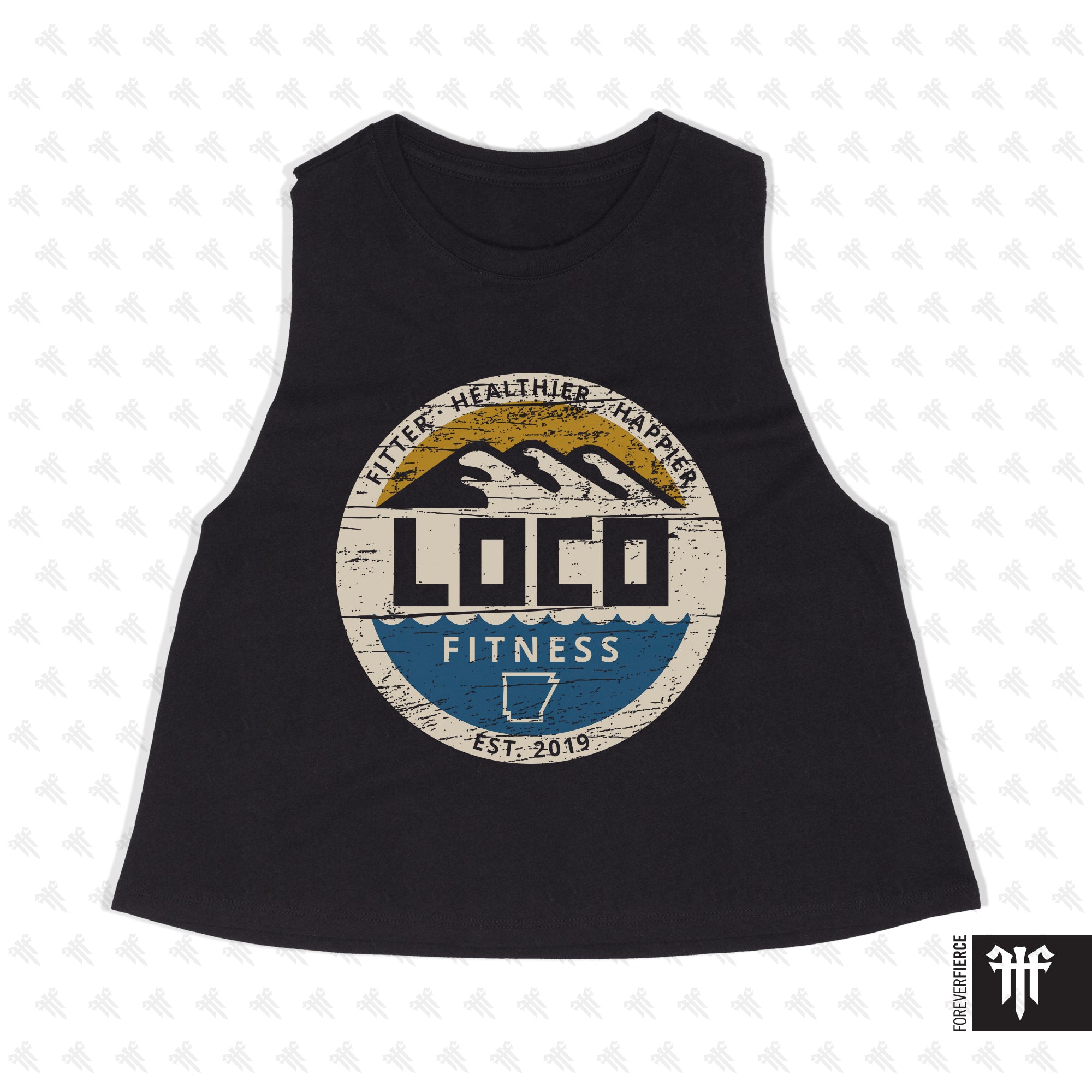 LoCo Fitness March 2026 Womens Crop Tank