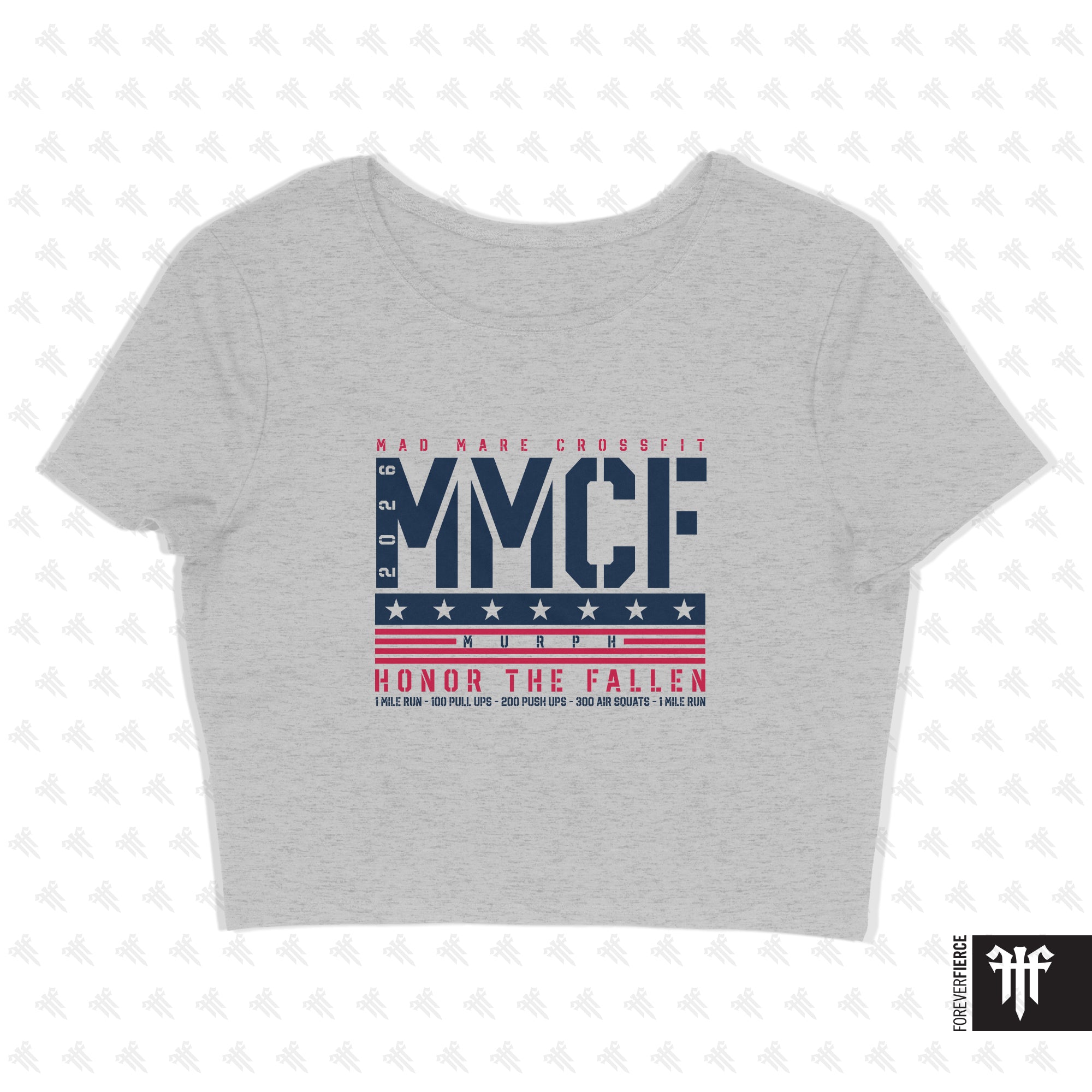 Mad Mare CrossFit April 2026 Womens Crop Tee
