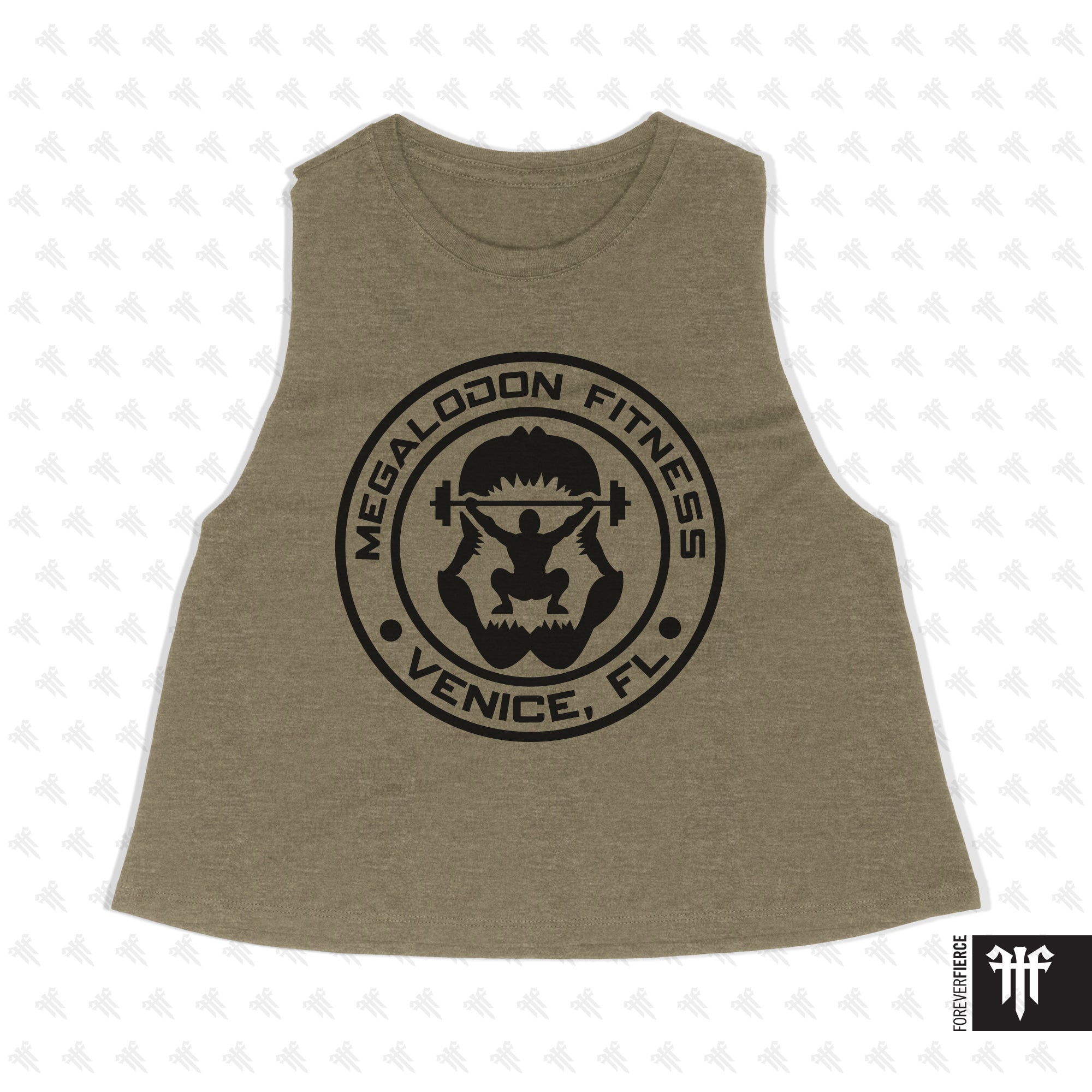 Megalodon Fitness March 2026 Womens Crop Tank