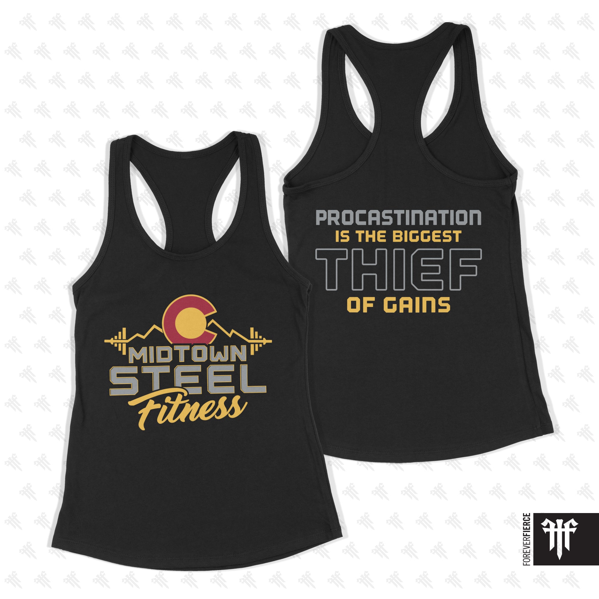 Midtown Steel Fitness September 2025 Womens Racerback
