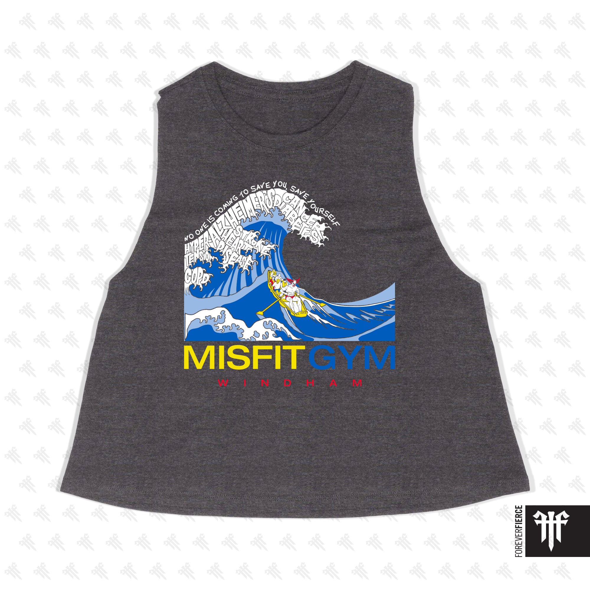 MisFit Gym Windham July 2026 Wave Womens Crop Tank