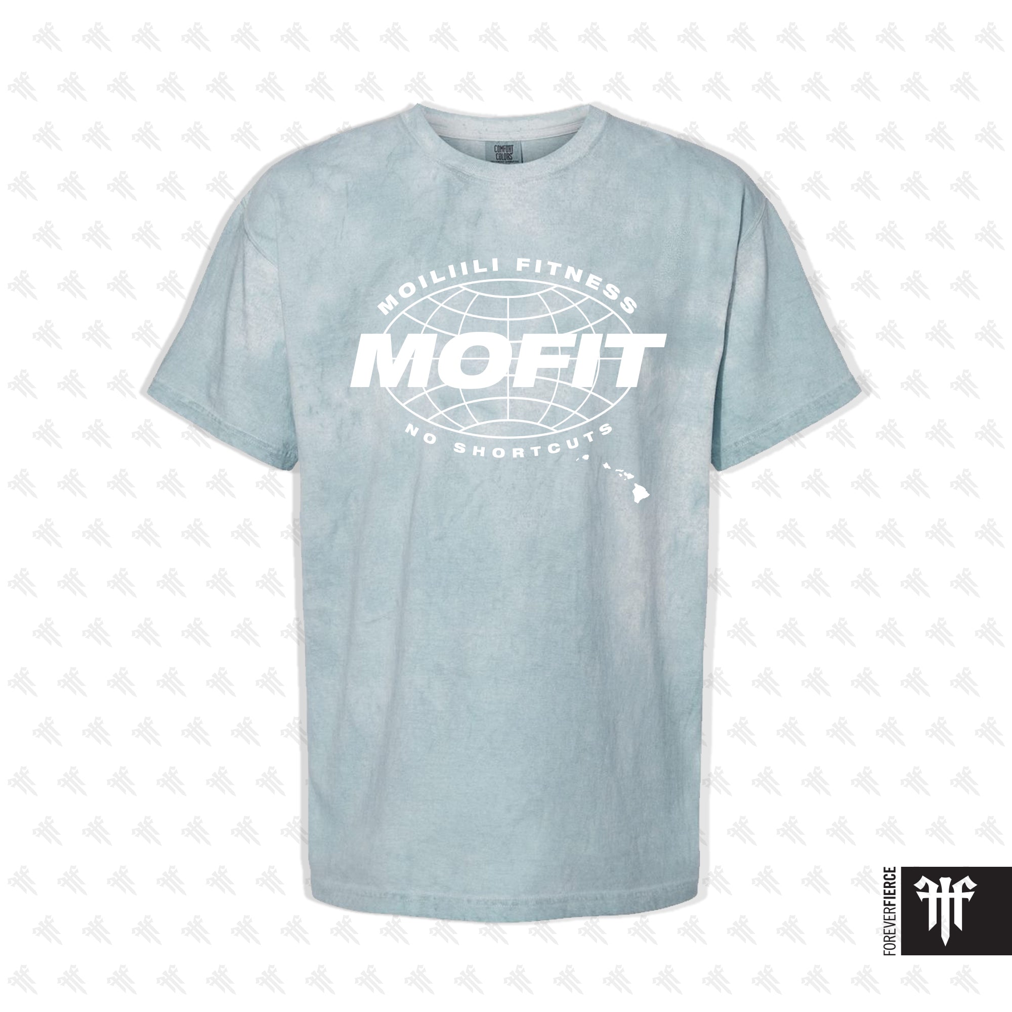 MOFIT March 2026 Globe Design Colorblast Tee