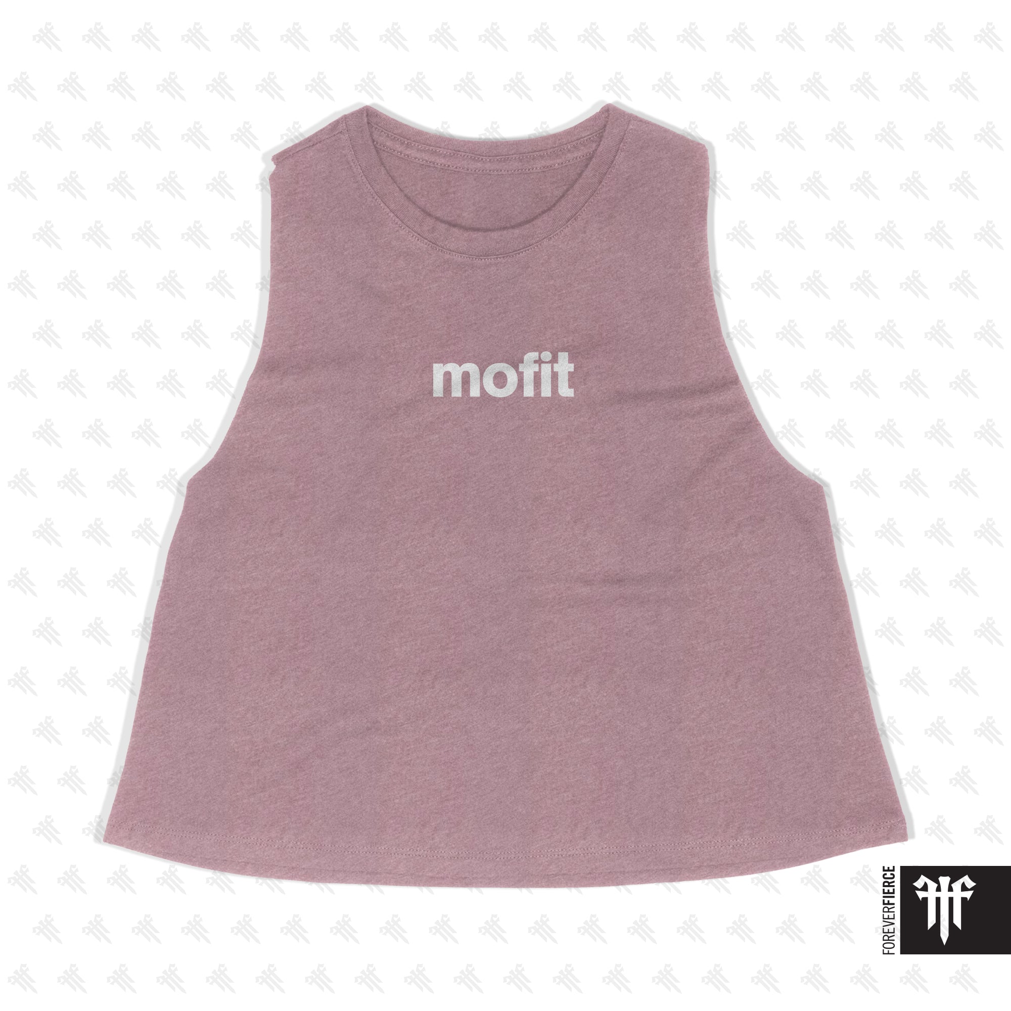 MOFIT March 2026 Lowercase Design Womens Crop Tank
