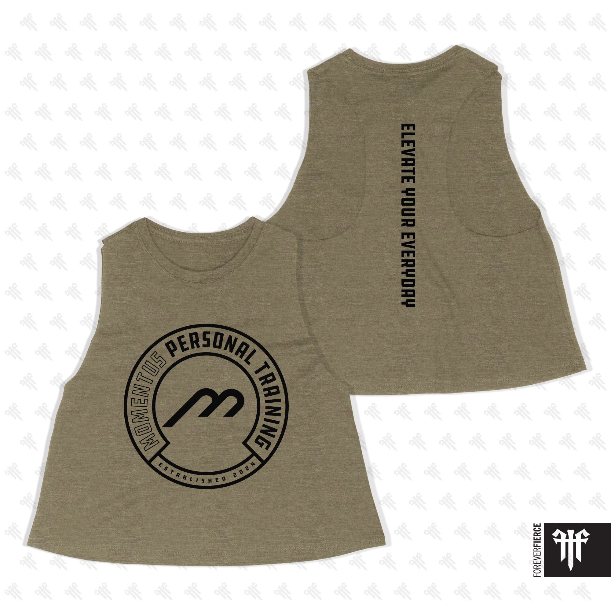 Momentus Personal Training March 2026 Womens Crop Tank