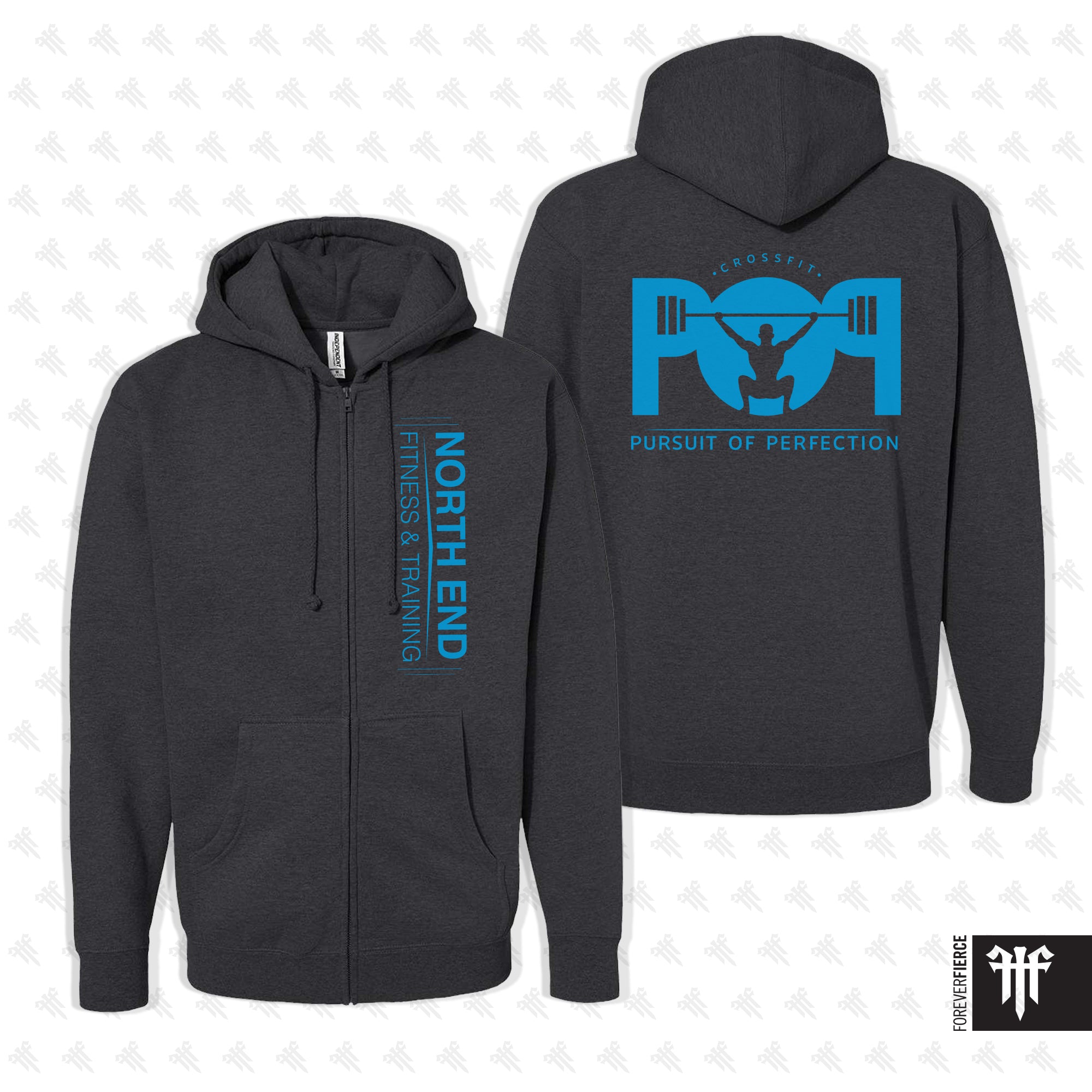 North End Fitness and Training November 2025 Full-Zip Hoodie