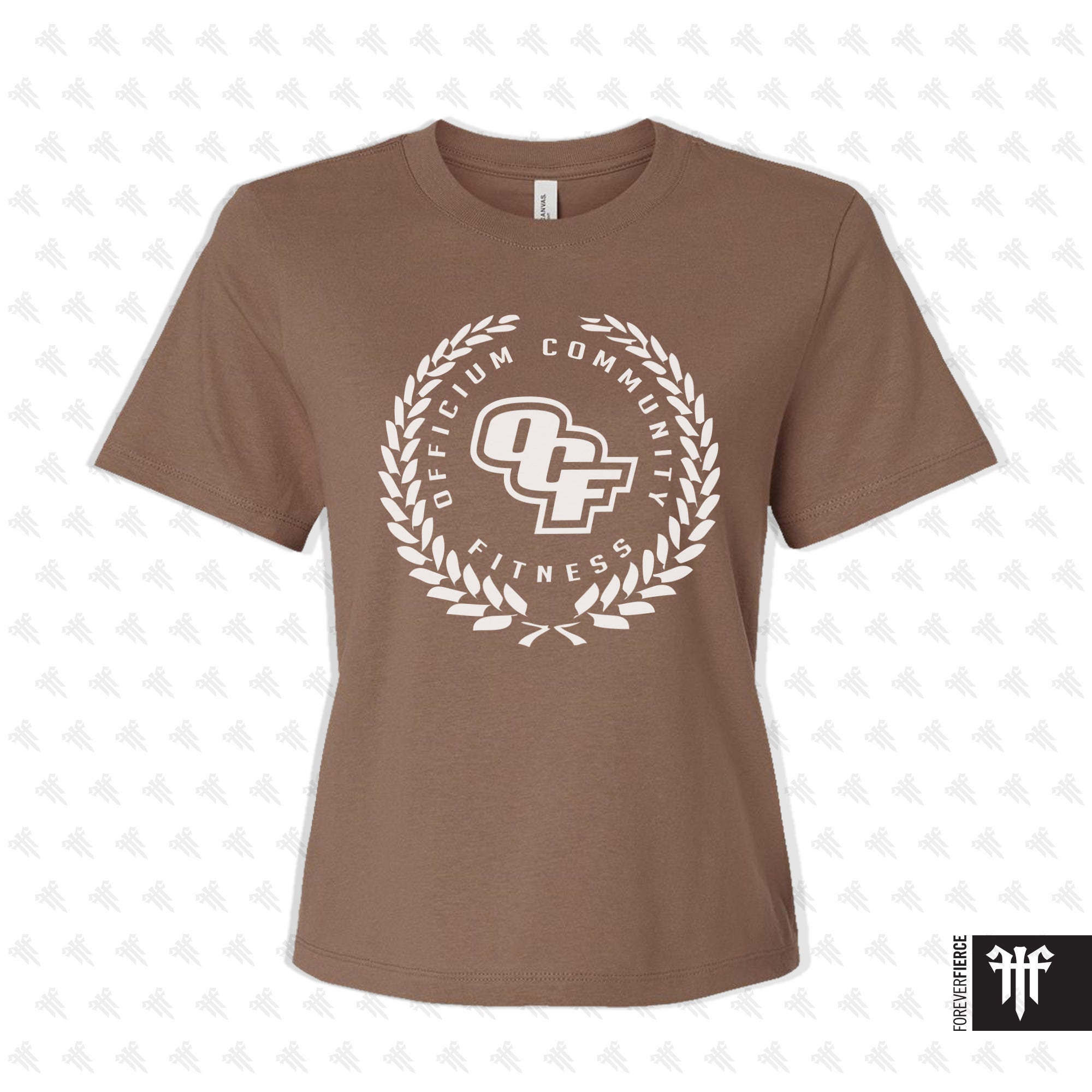 Officium November 2025 Leaf Design Womens Boxy Tee