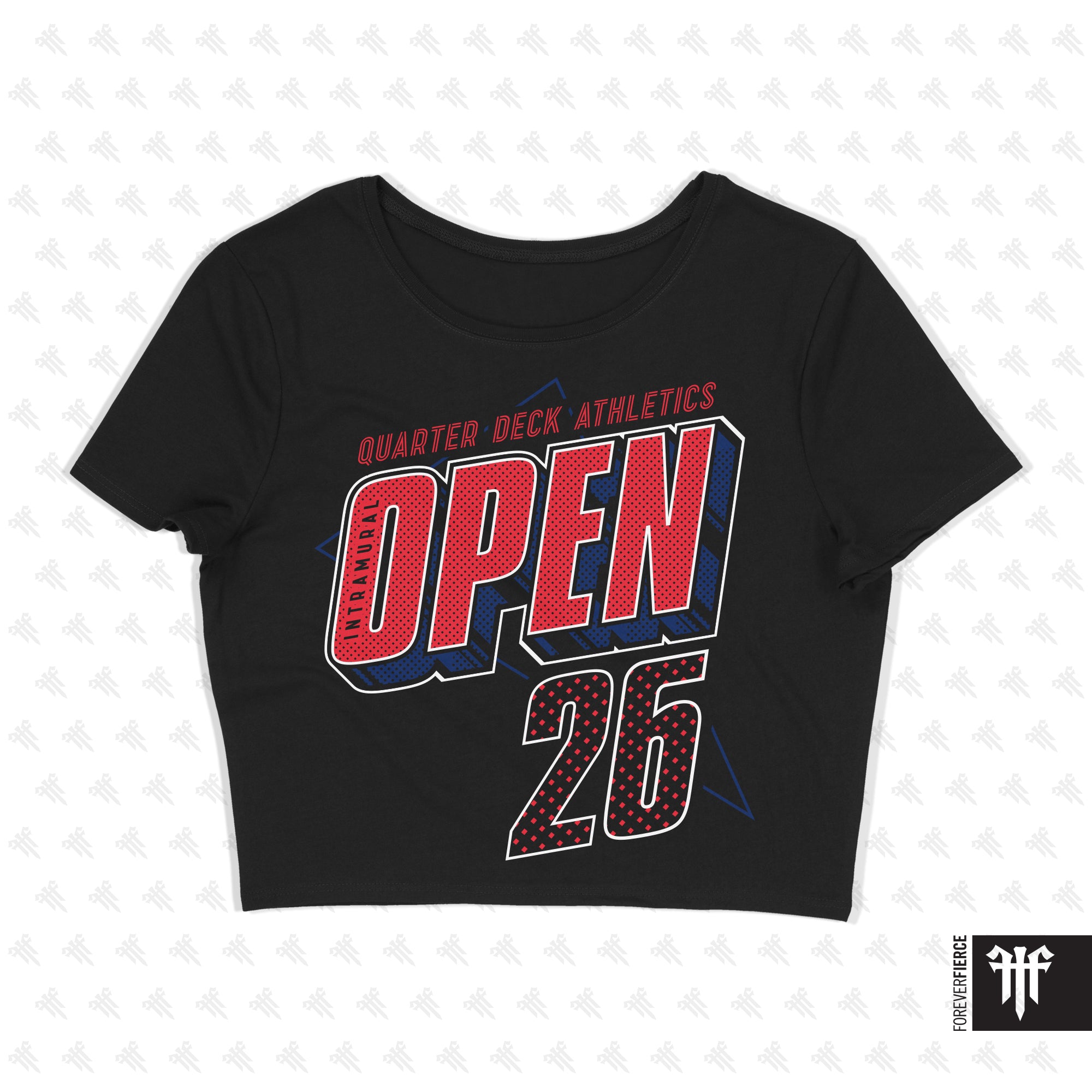 Quarter Deck Athletics January 2026 Womens Crop Tee