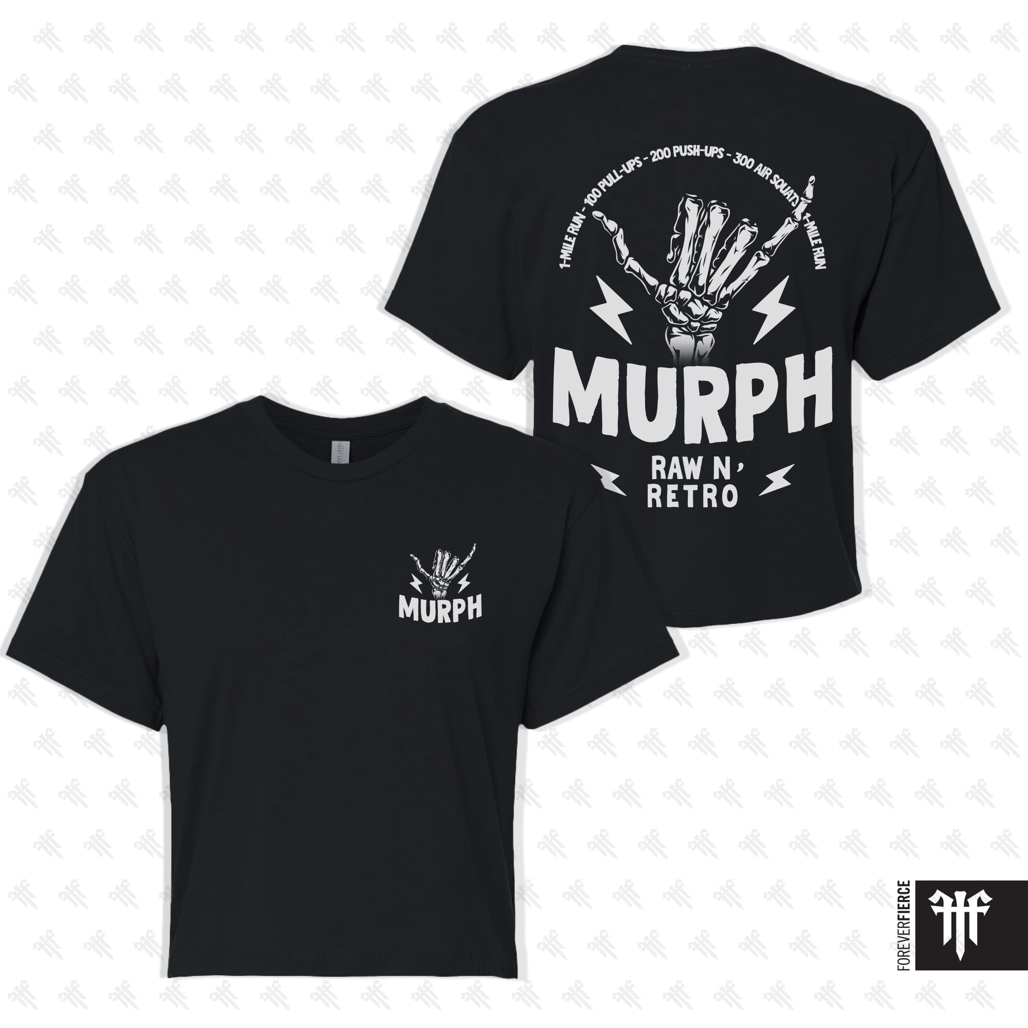 Raw N' Retro April 2026 Womens Crop Tee