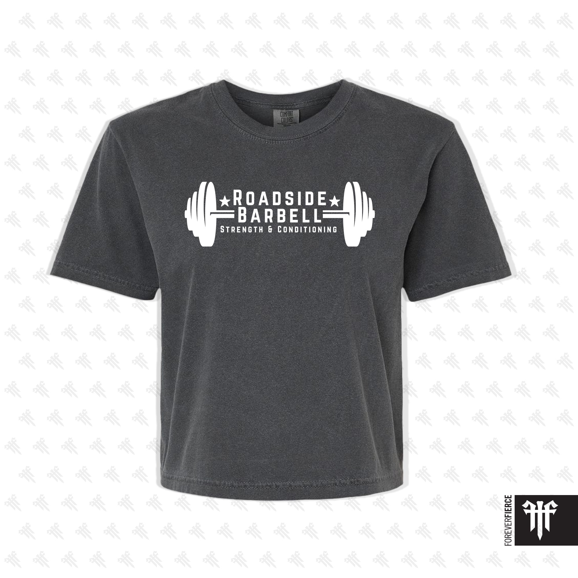 Roadside Barbell January 2026 Womens Boxy Tee