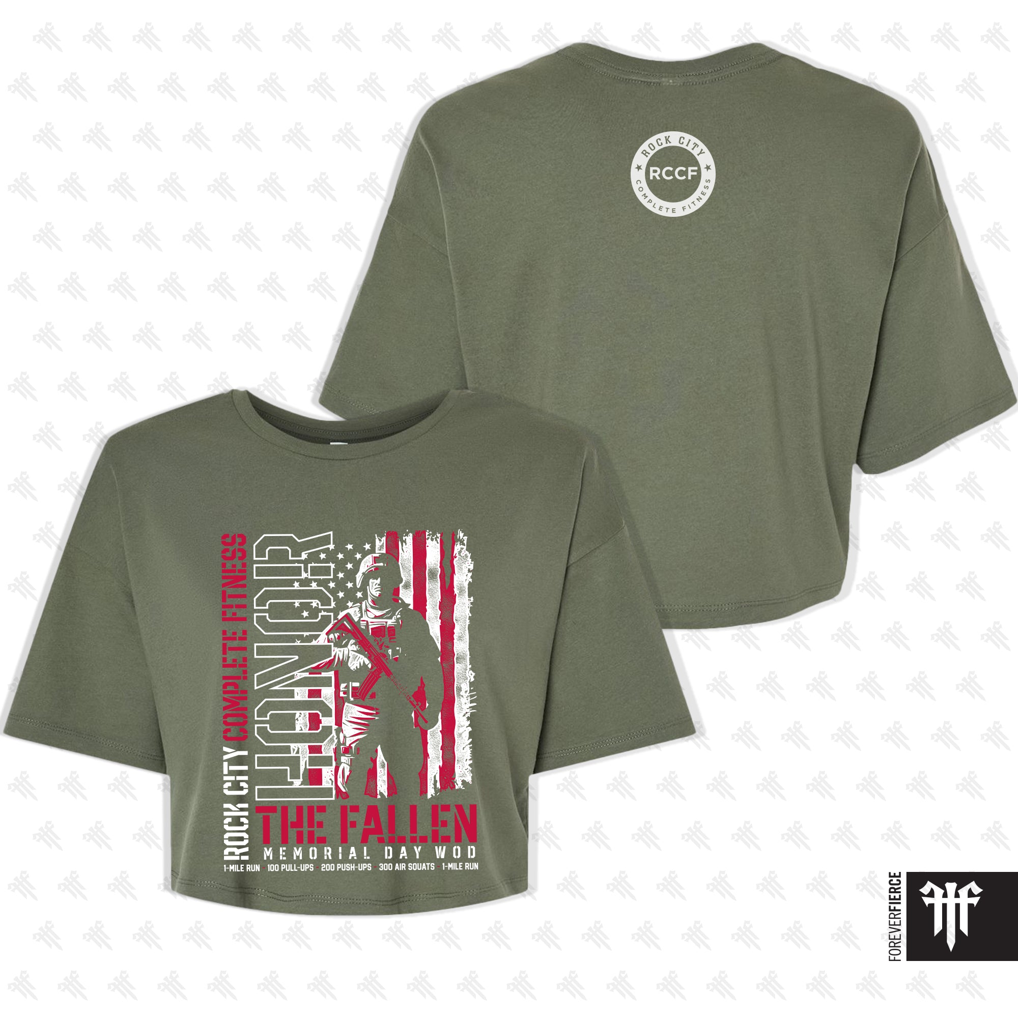 Rock City Complete Fitness March 2026 Womens Crop Tee