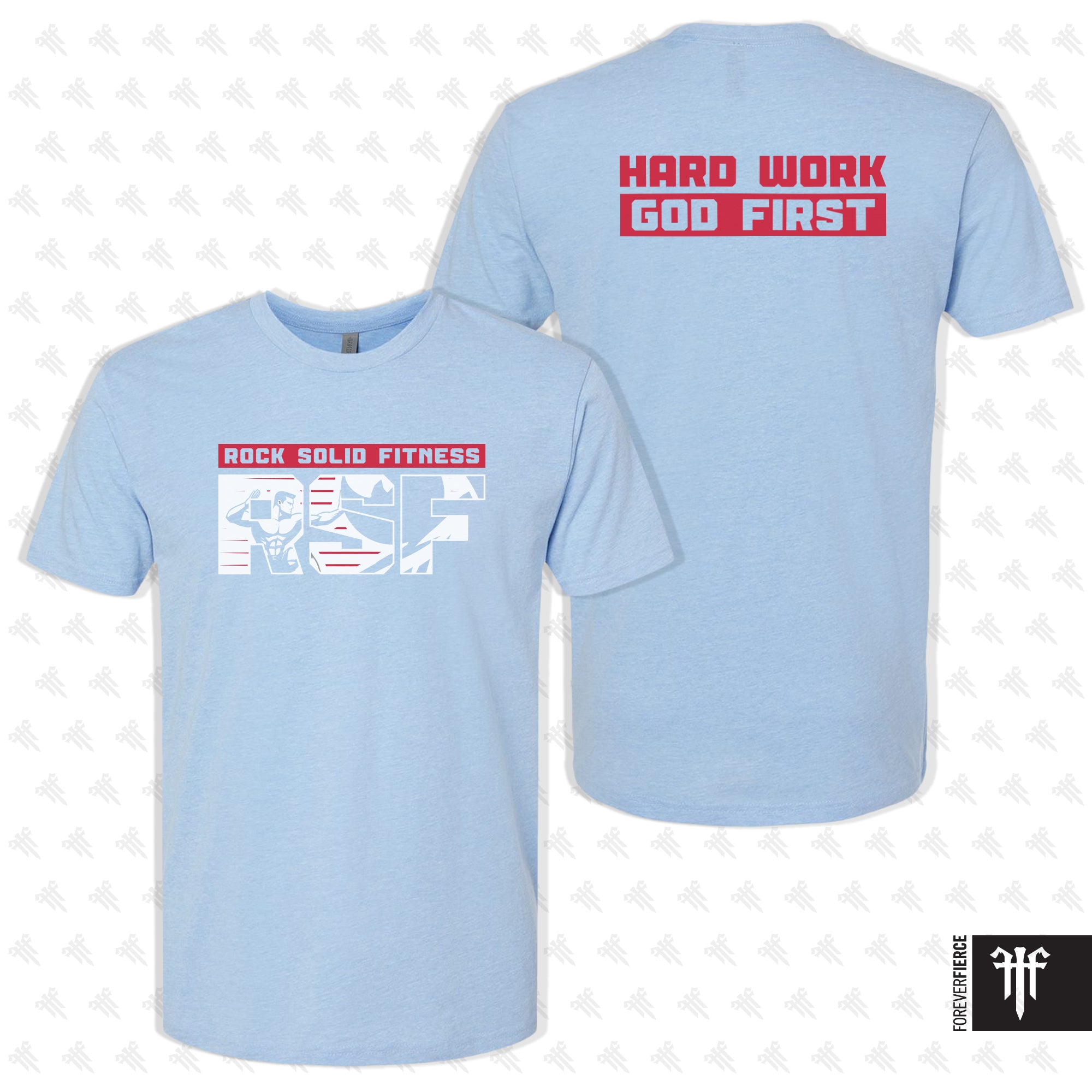 RSF June 2025 Hard Work God First Tee