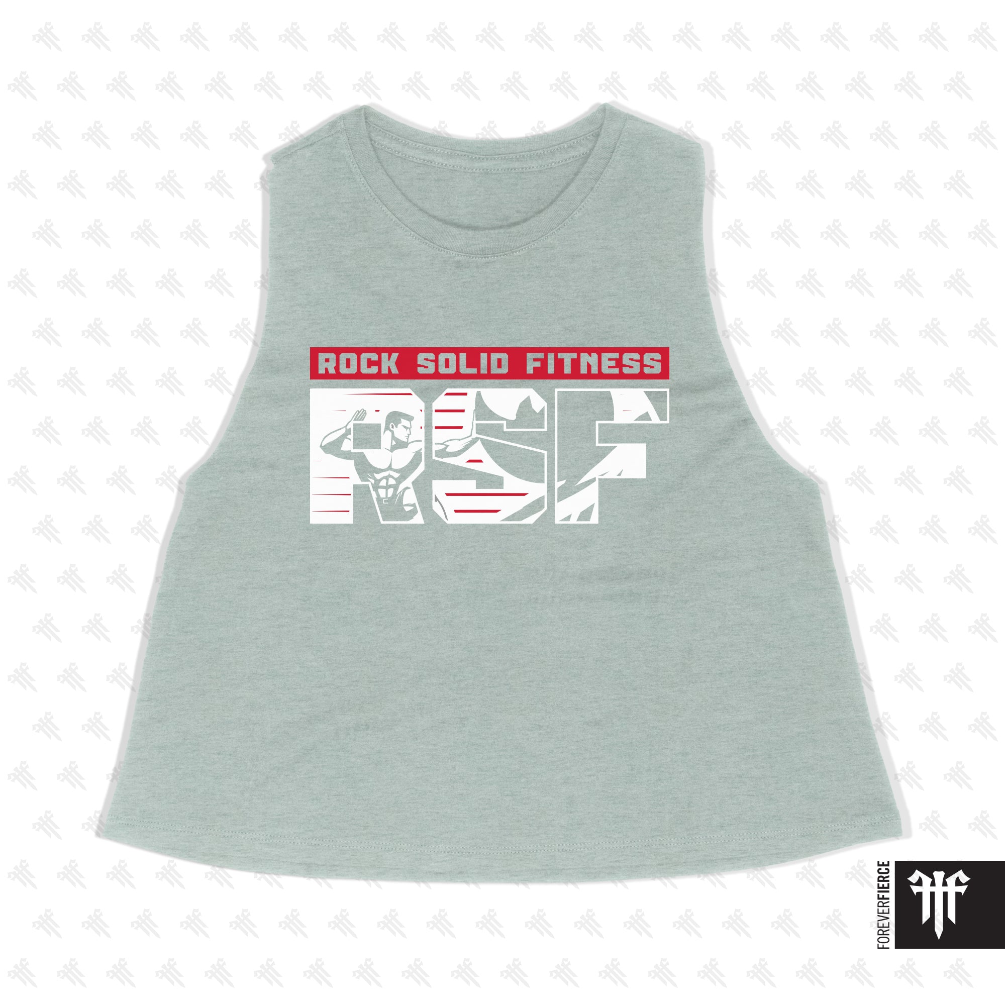 RSF June 2025 Front Only Design Womens Crop Tank