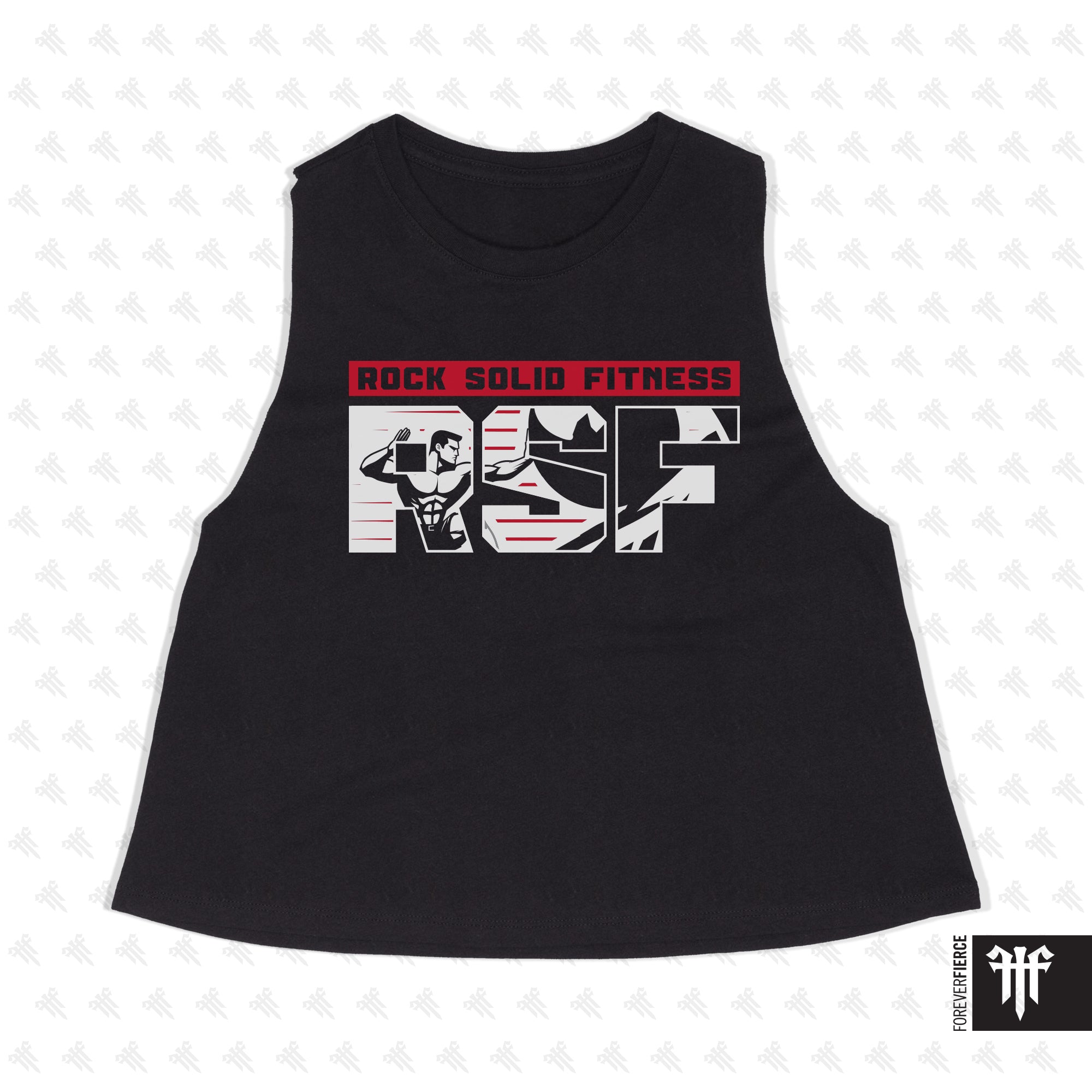 RSF June 2025 Front Only Design Womens Crop Tank