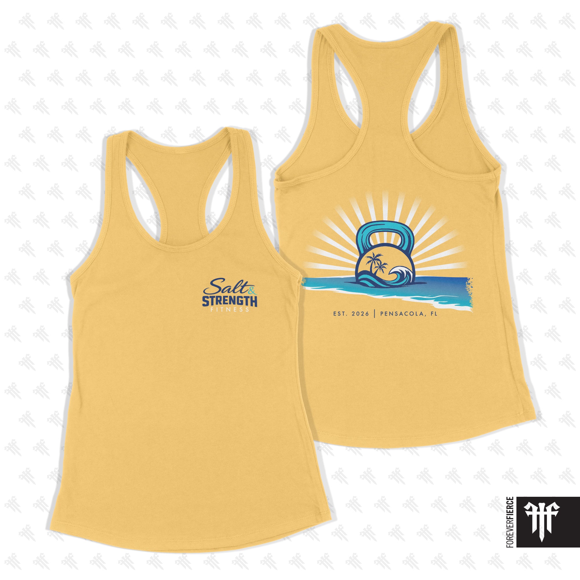 Salt & Strength Fitness March 2026 Womens Racerback