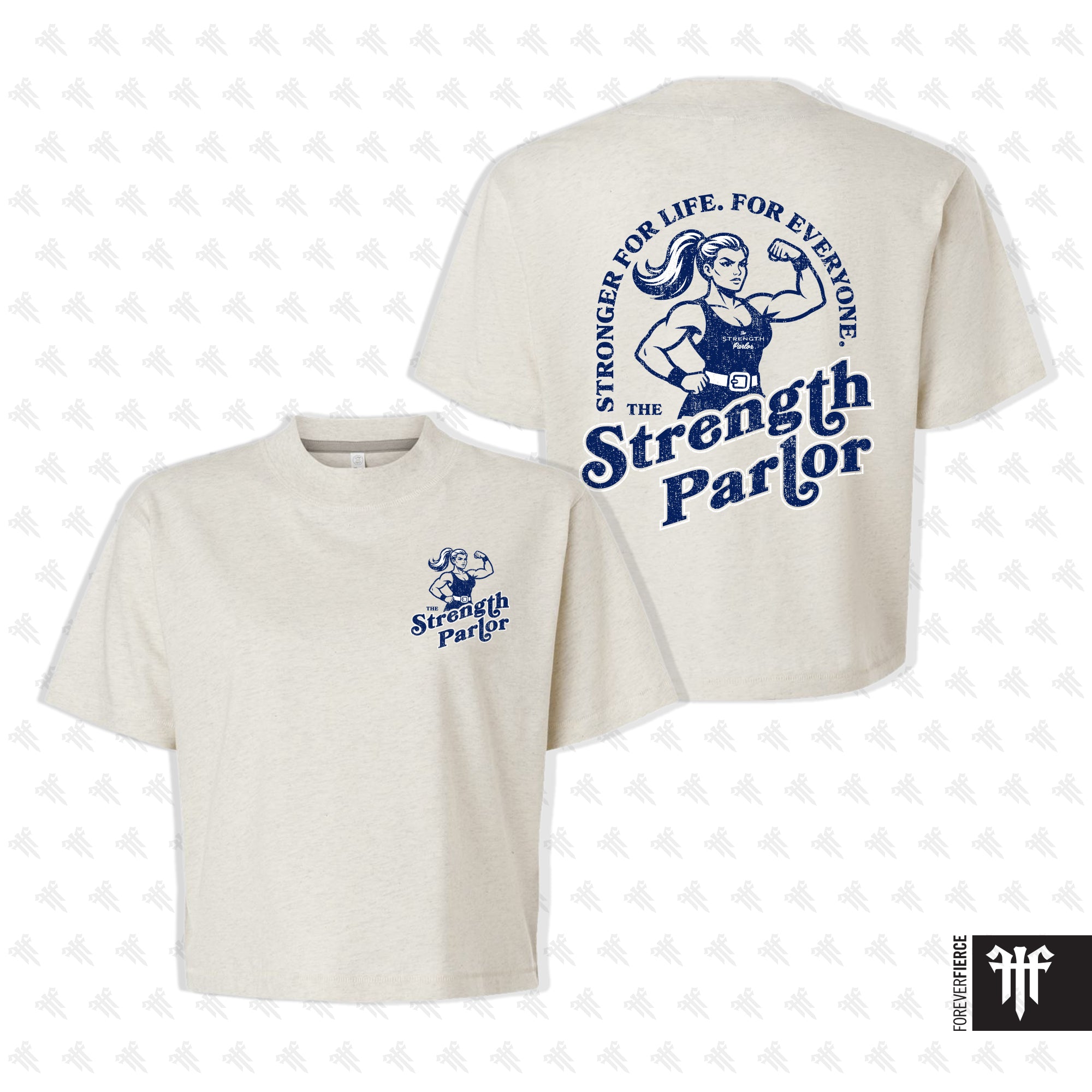 The Strength Parlor July 2026 Womens Crop Tee
