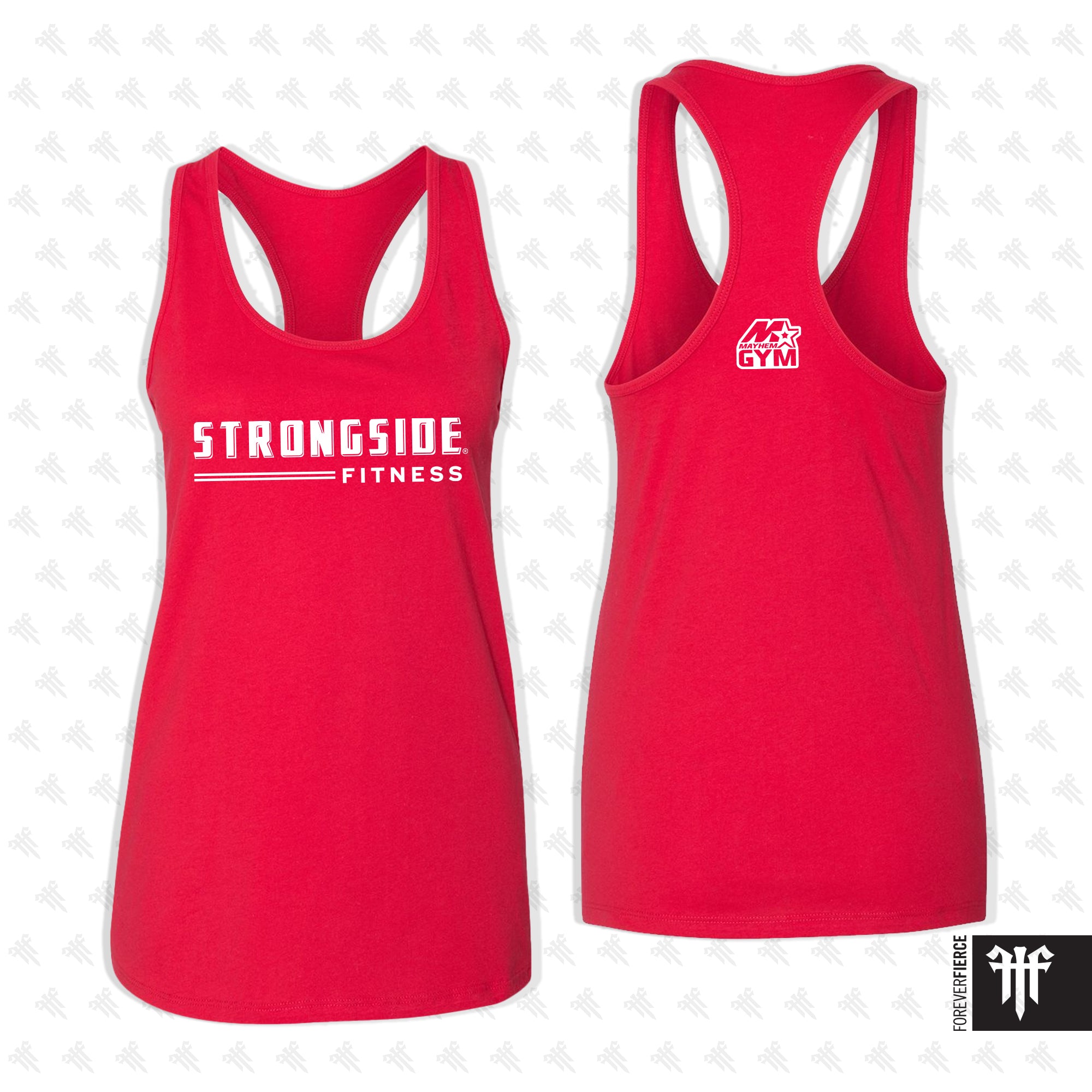 Strongside Fitness June 2026 Block Letter Womens Racerback