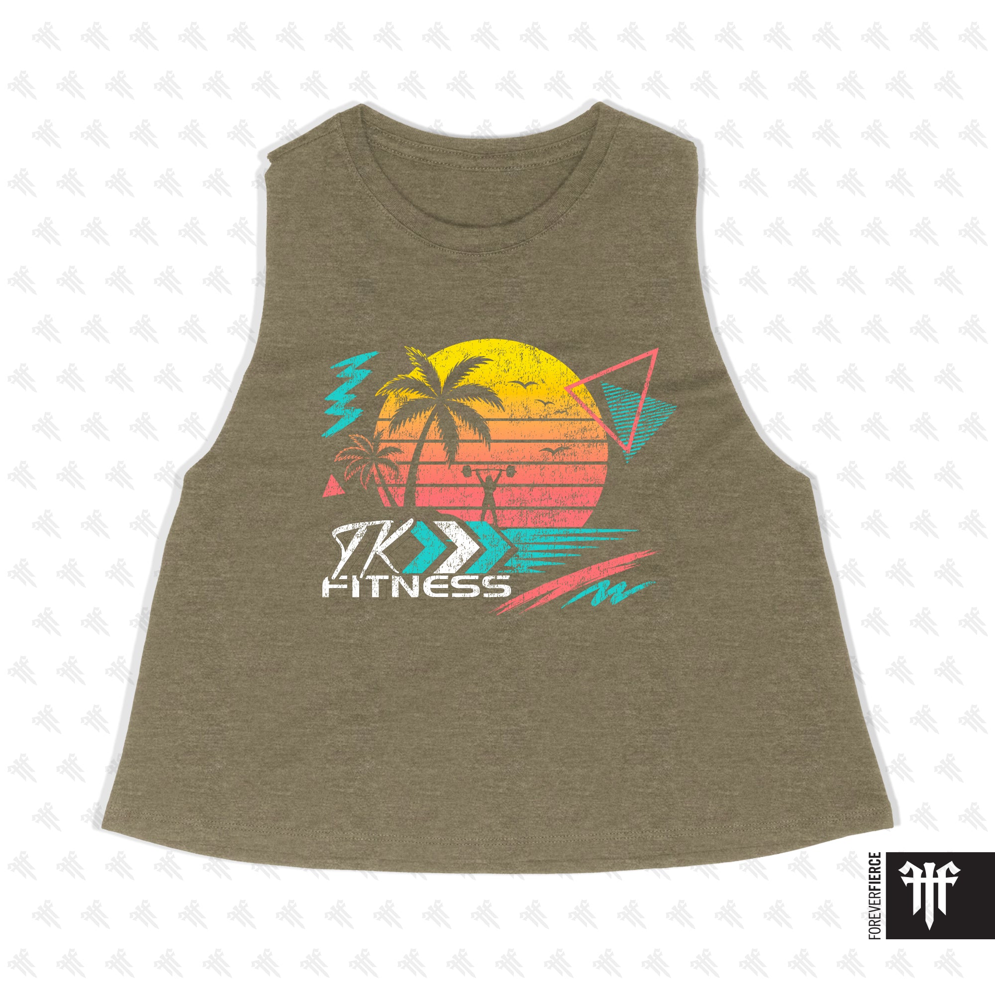 TK Fitness July 2026 Womens Crop Tank