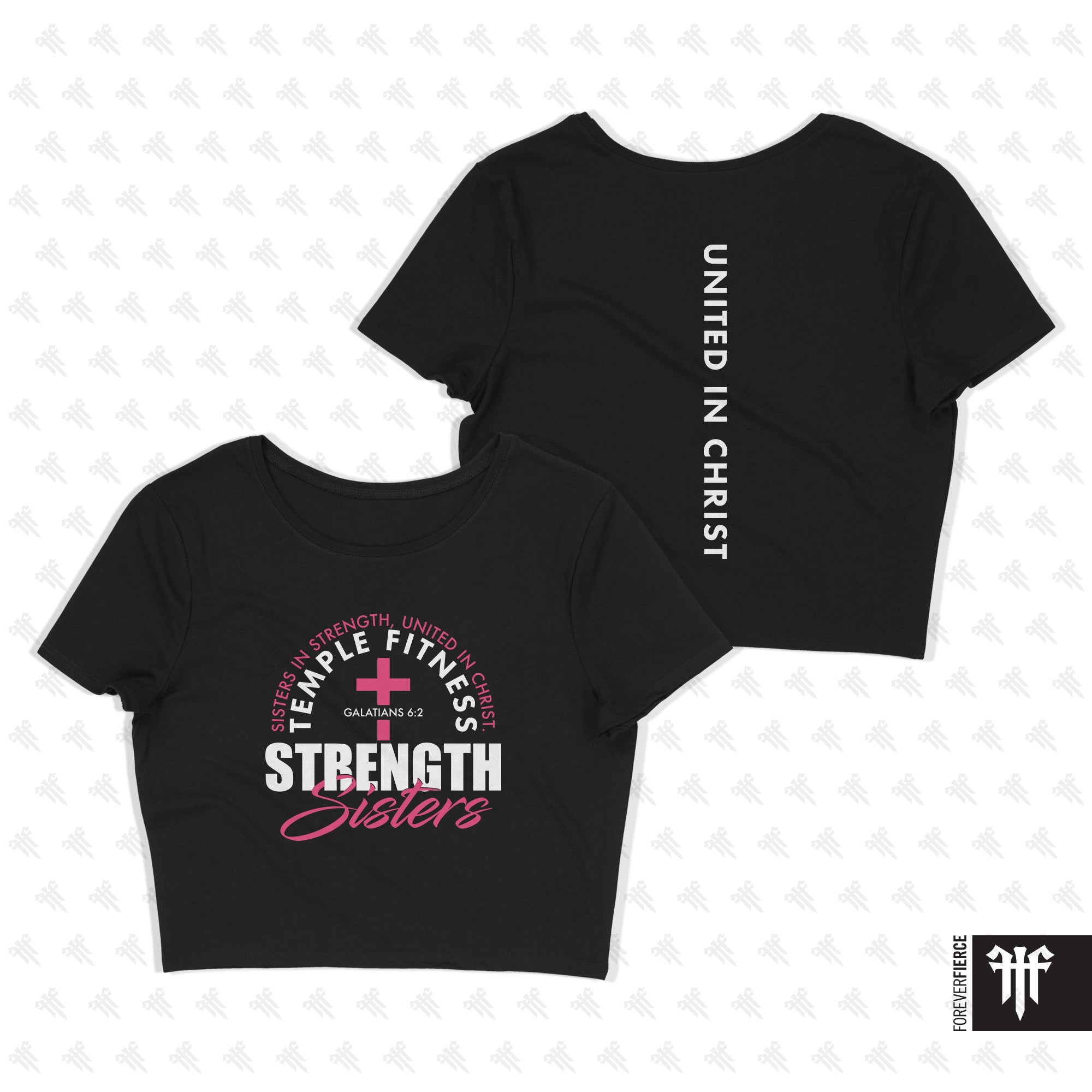 Temple Fitness May 2025 Womens Crop Tee