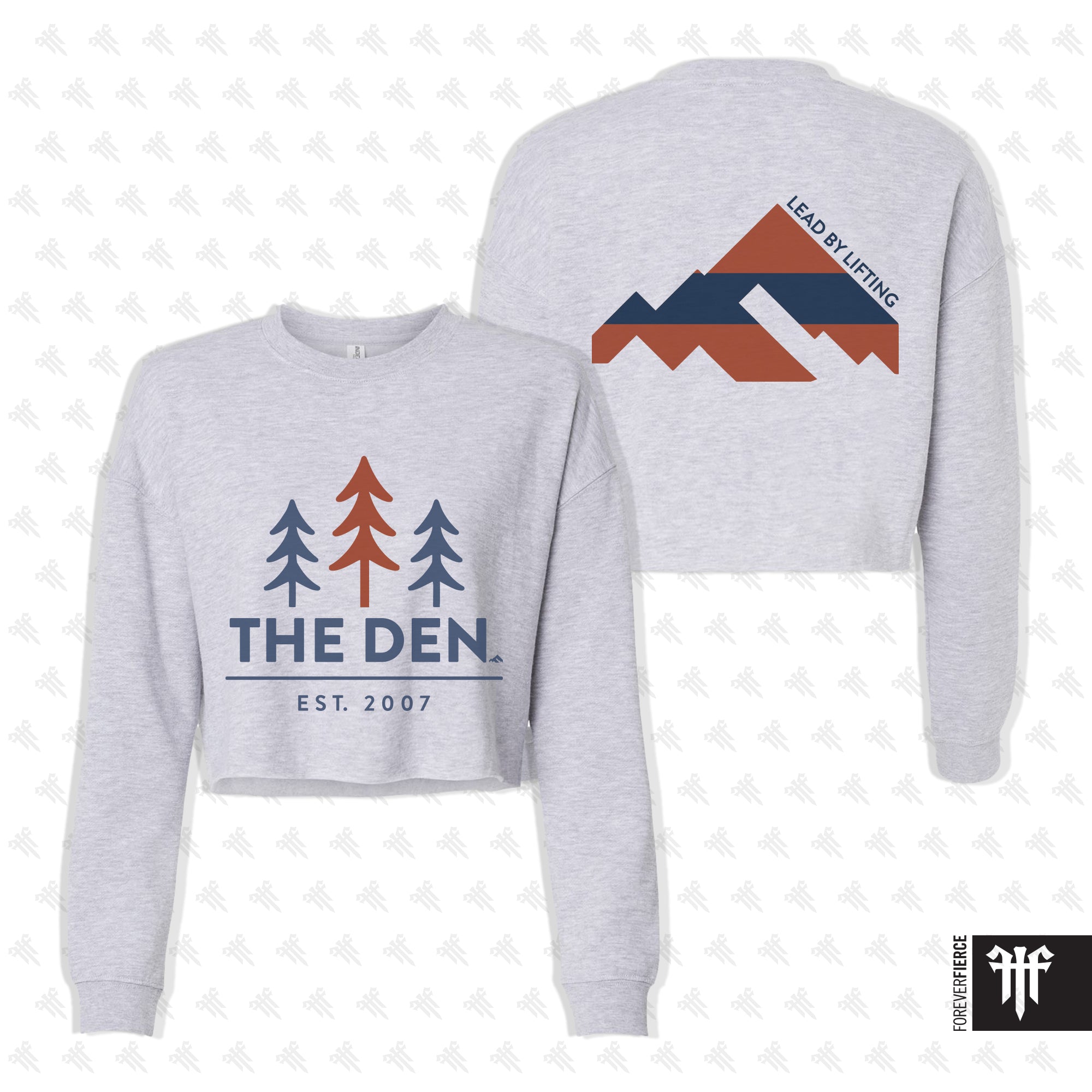 The Den October 2025 Womens Crop Crewneck