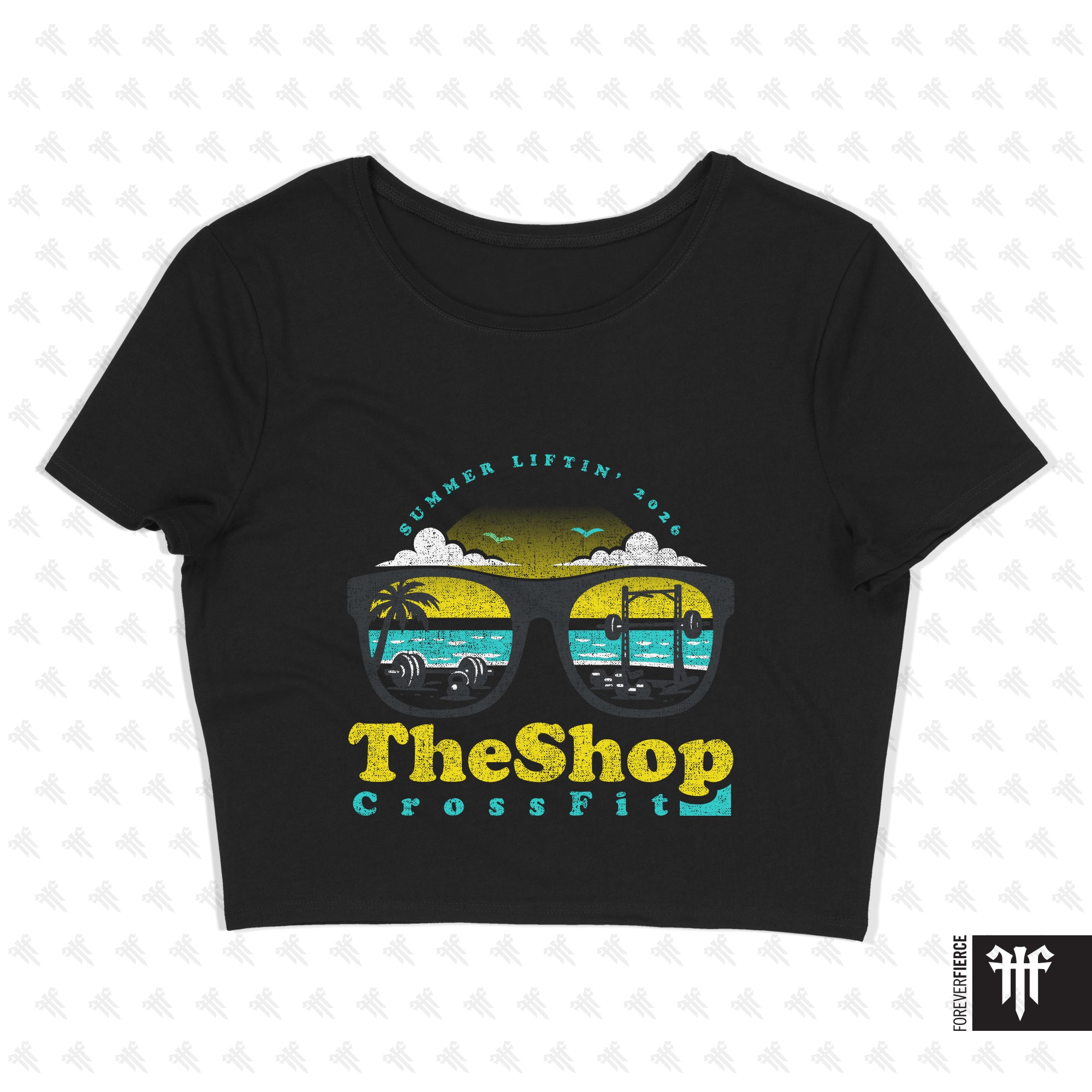 The Shop CrossFit July 2026 Womens Crop Tee