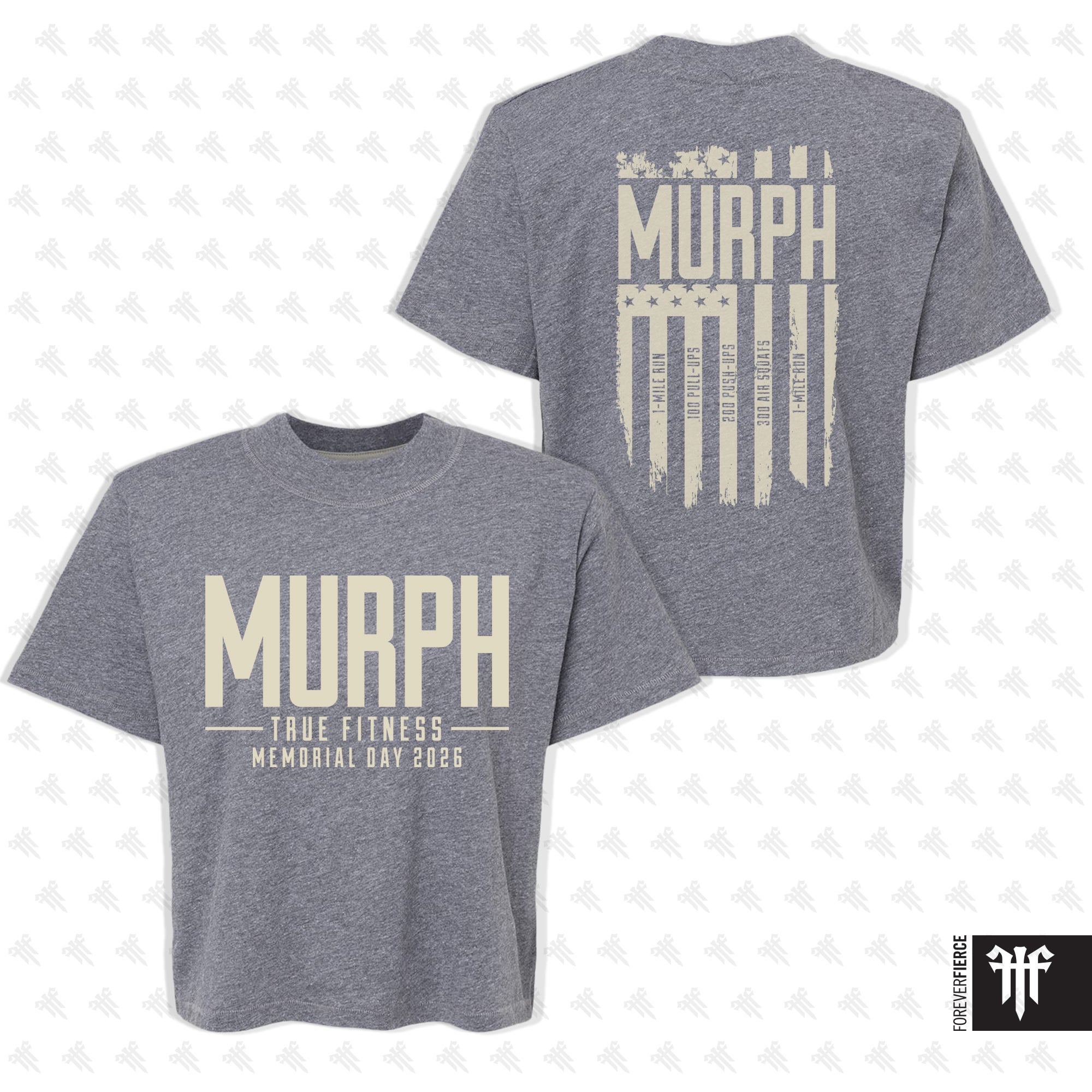 True Fitness April 2026 Womens Crop Tee