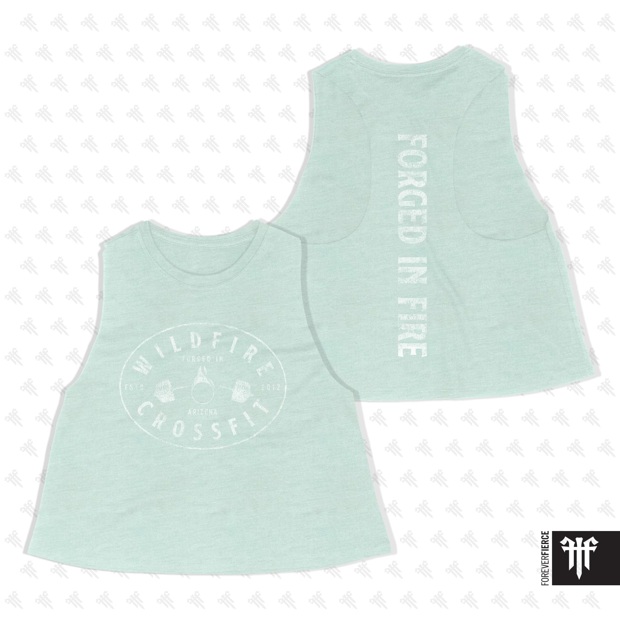 WildFire CrossFit April 2026 Forged in Fire Womens Crop Tank