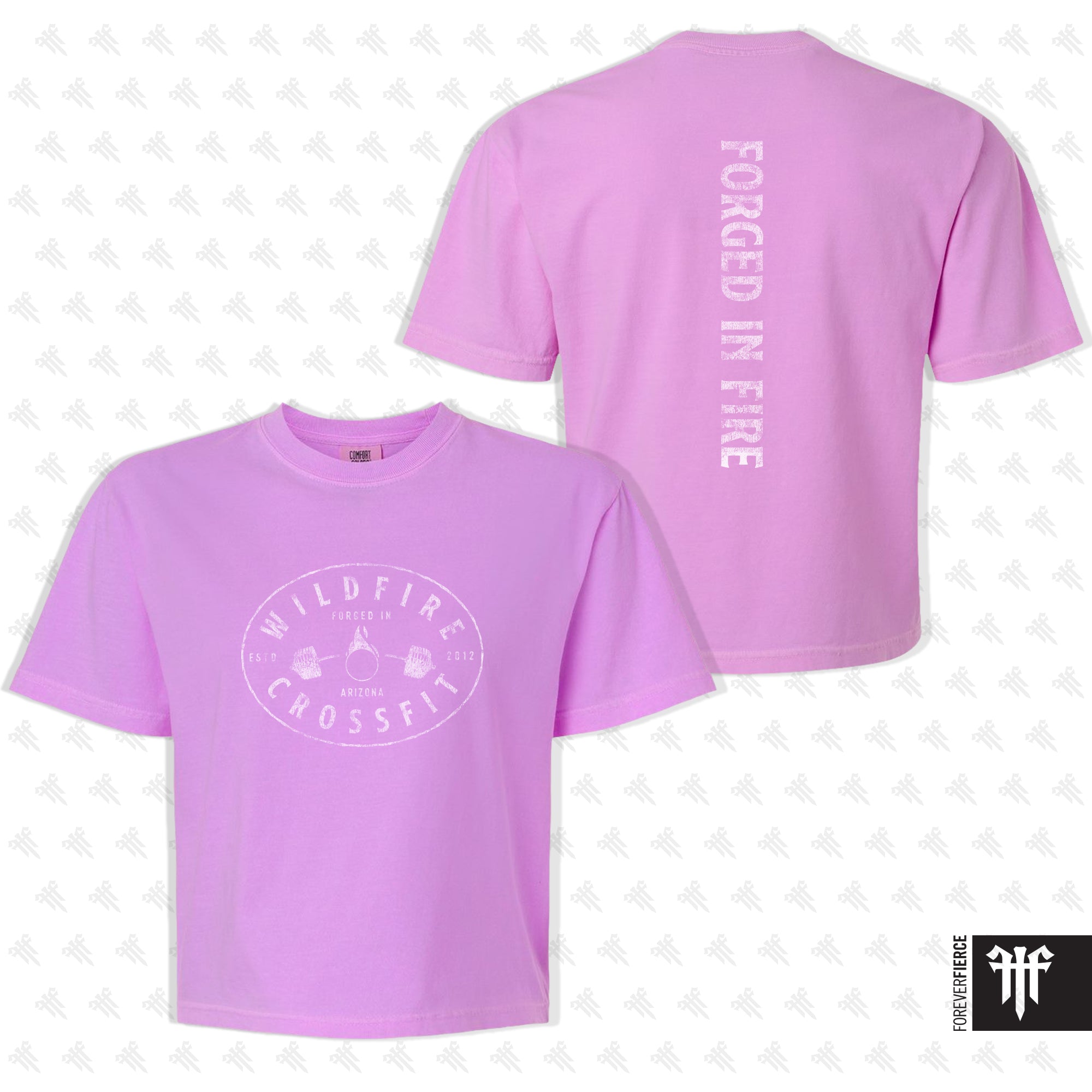 WildFire CrossFit April 2026 Forged in Fire Womens Boxy Tee