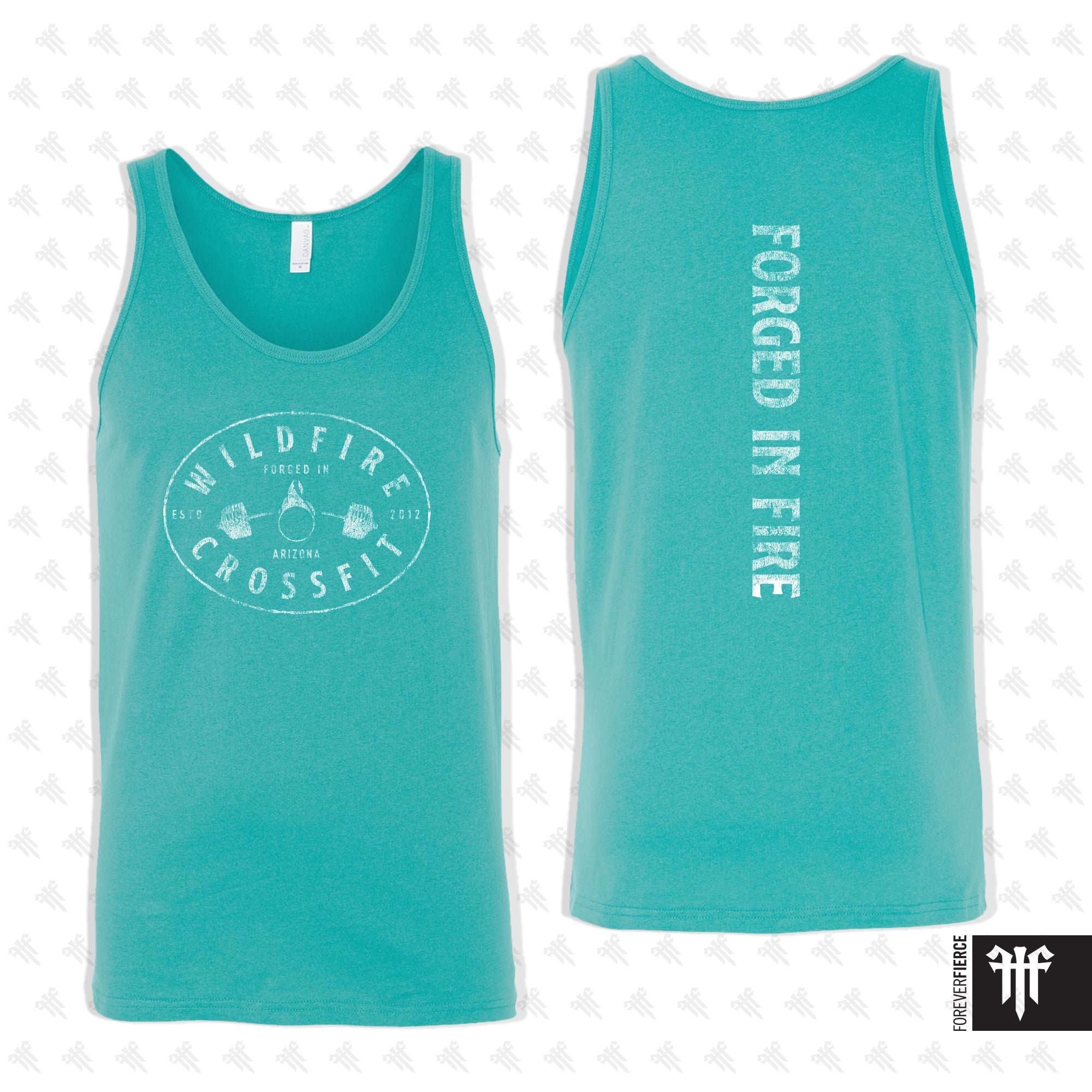 WildFire CrossFit April 2026 Forged in Fire Mens Tank