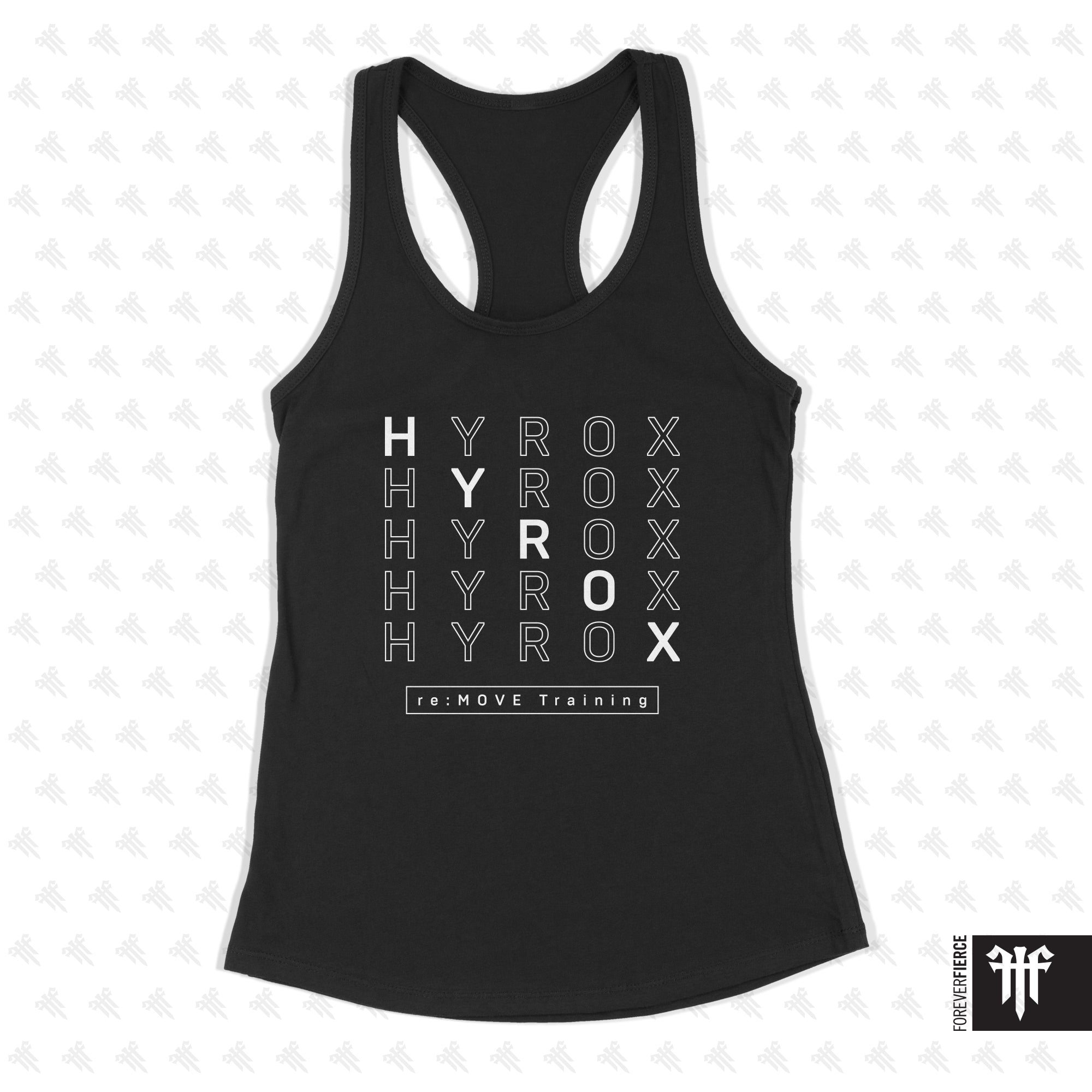 re:MOVE Training July 2026 Black Womens Racerback
