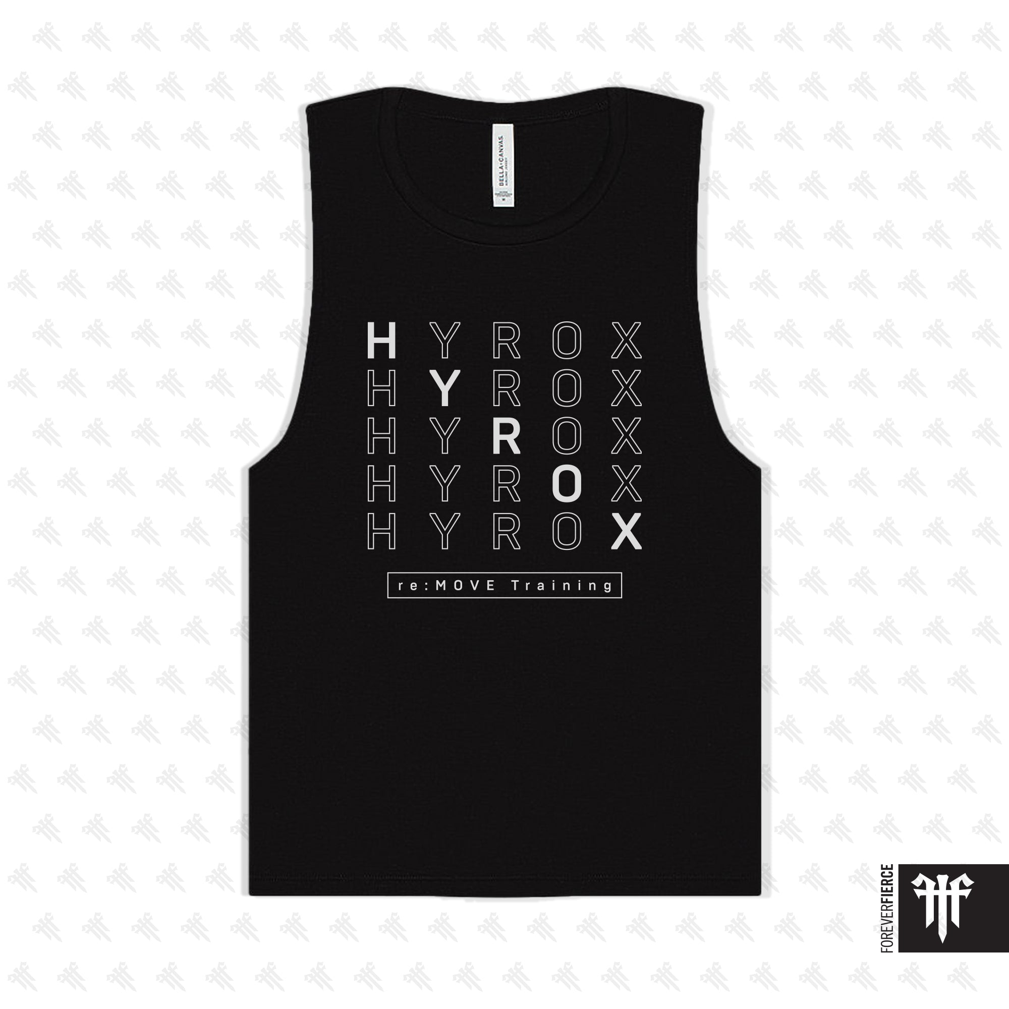 re:MOVE Training July 2026 Black Womens Muscle Tank