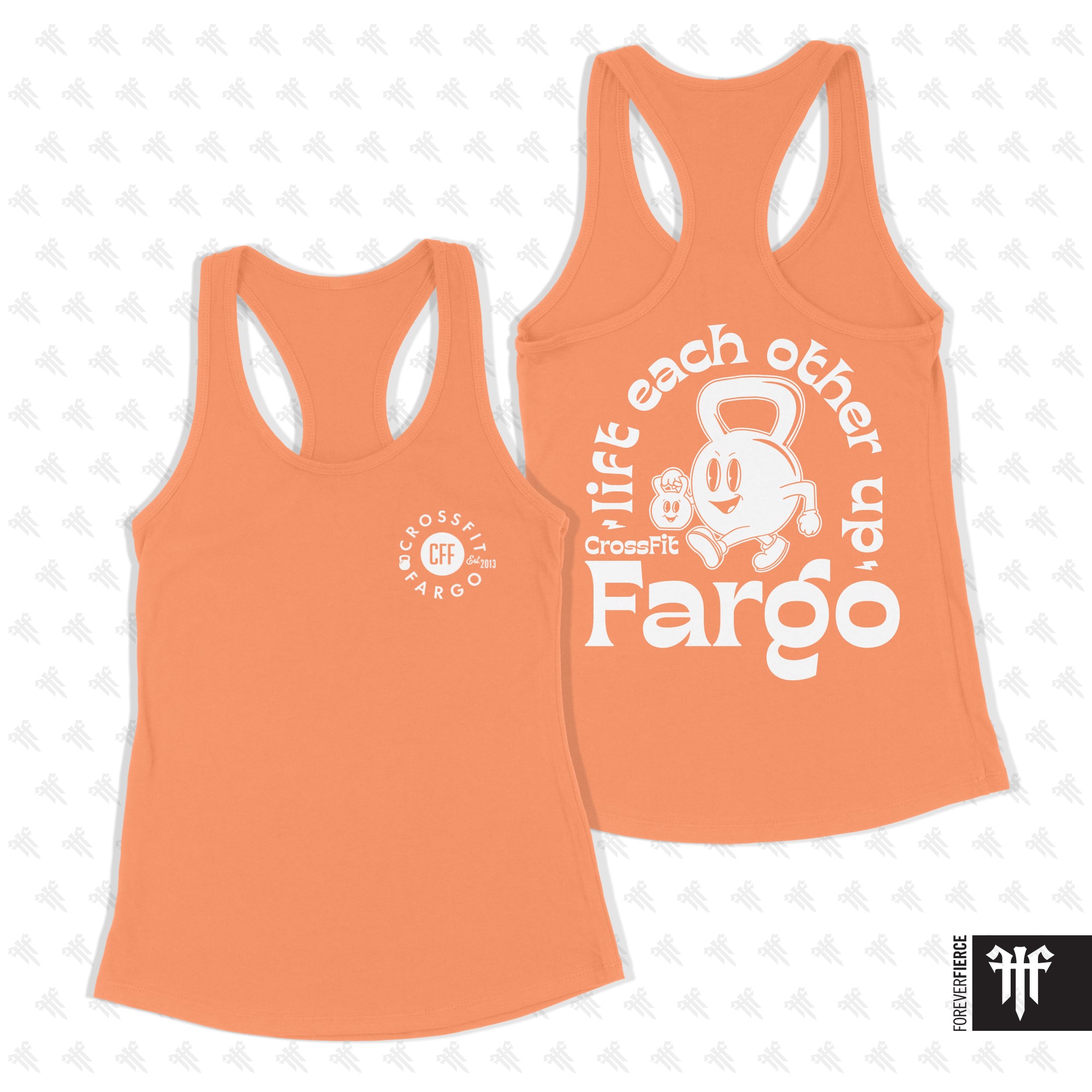 CrossFit Fargo June 2025 Lift Each Other Up Womens Racerback