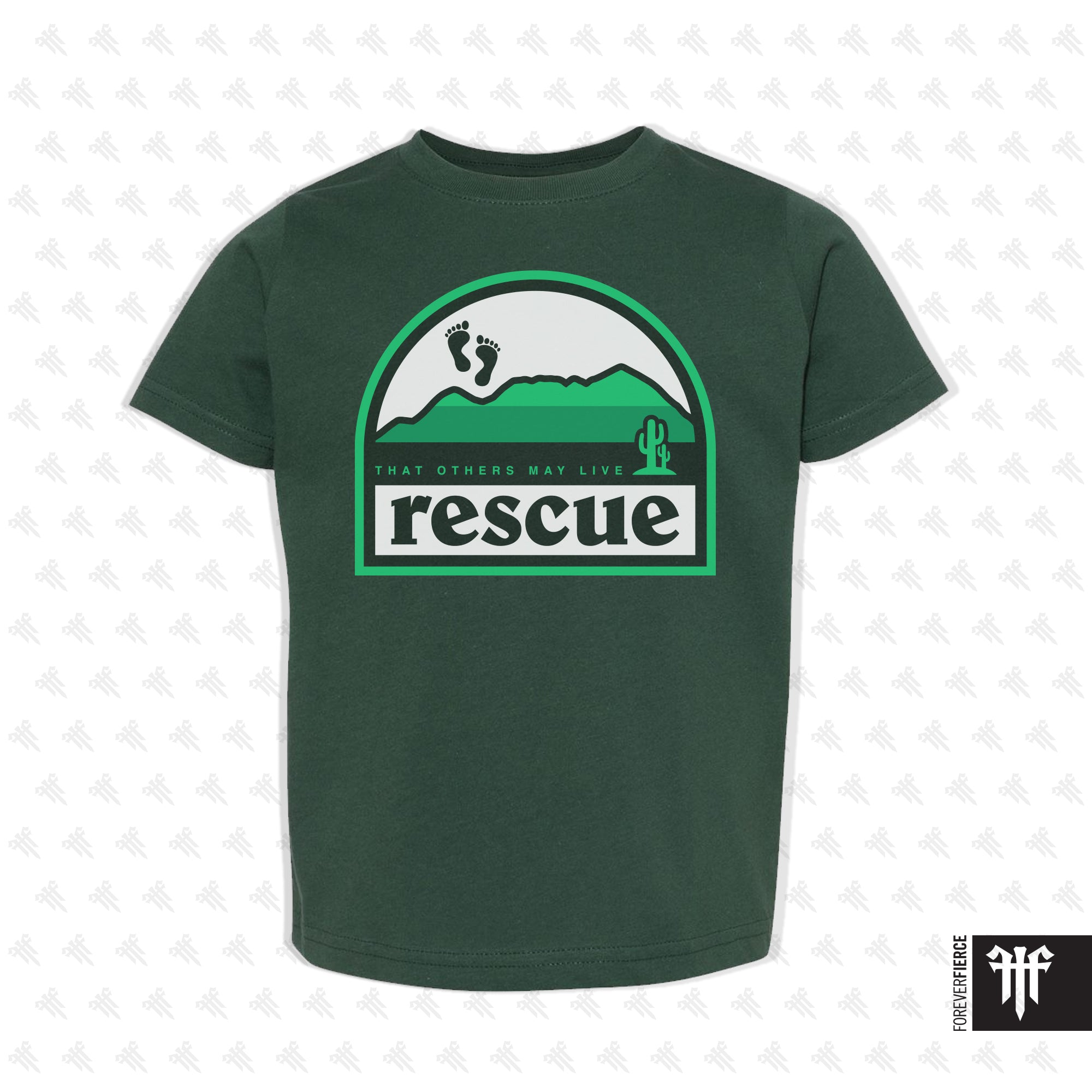 Rescue November 2025 Green Toddler Tee