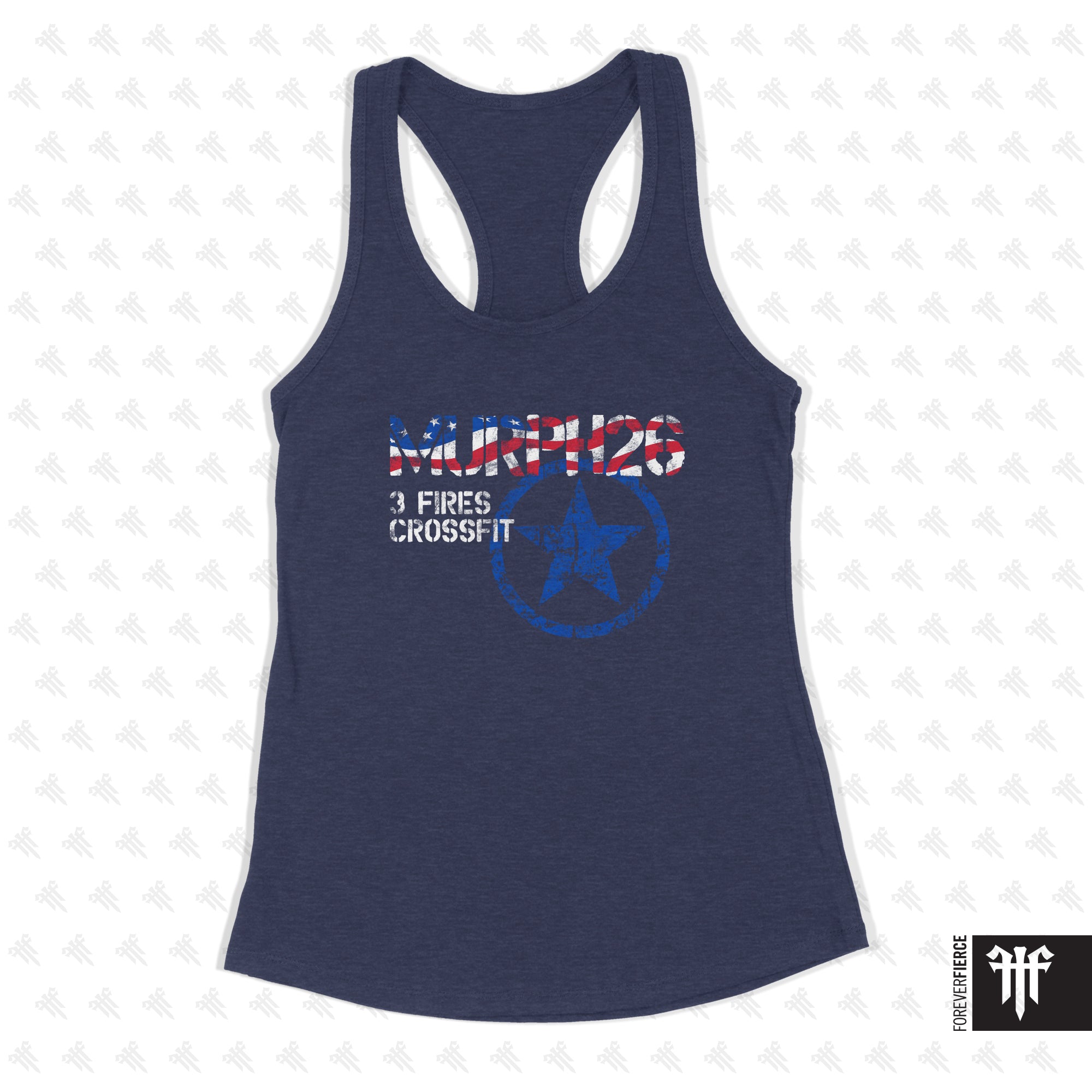 3 Fires CrossFit April 2026 Womens Racerback