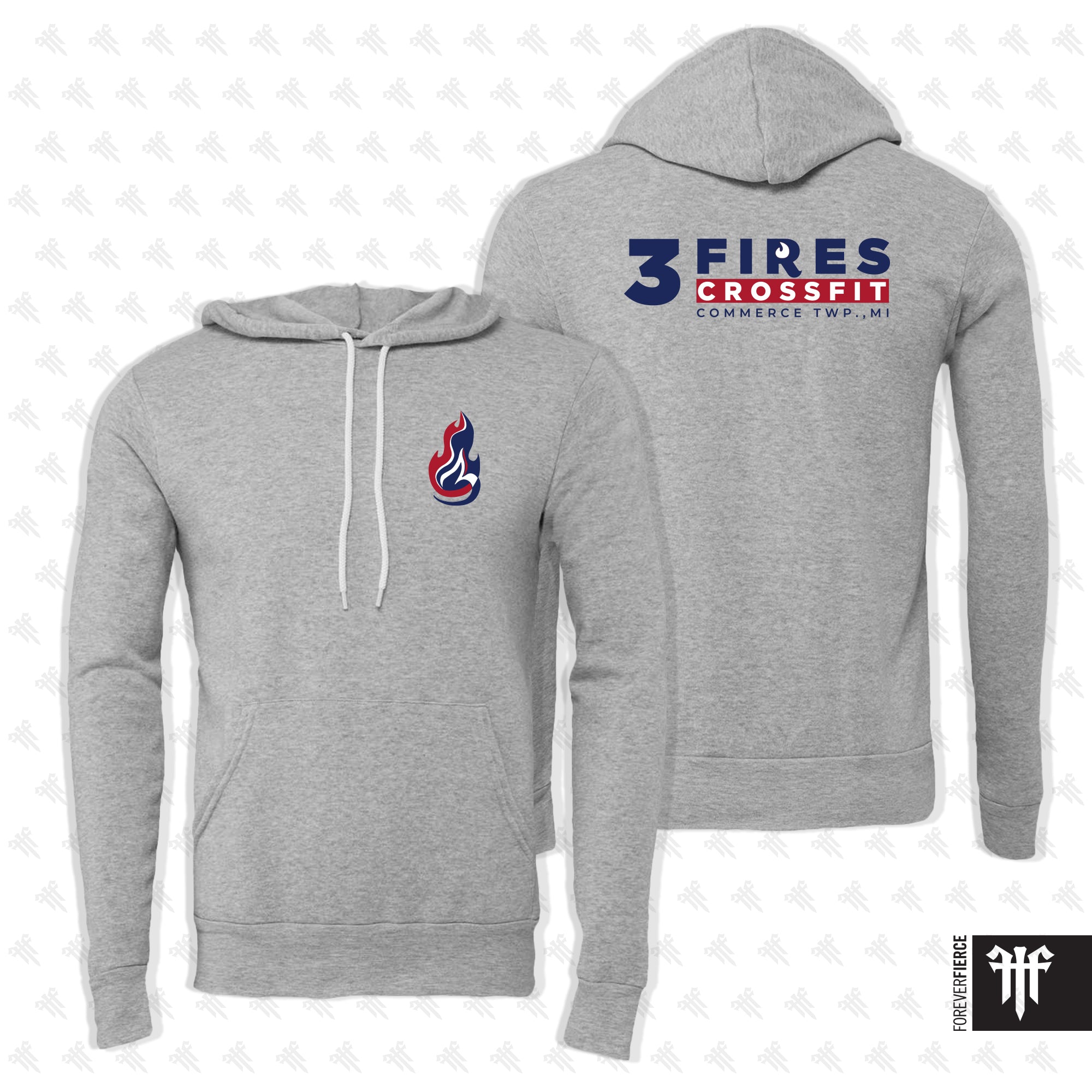 3 Fires CrossFit October 2025 Pullover Hoodie