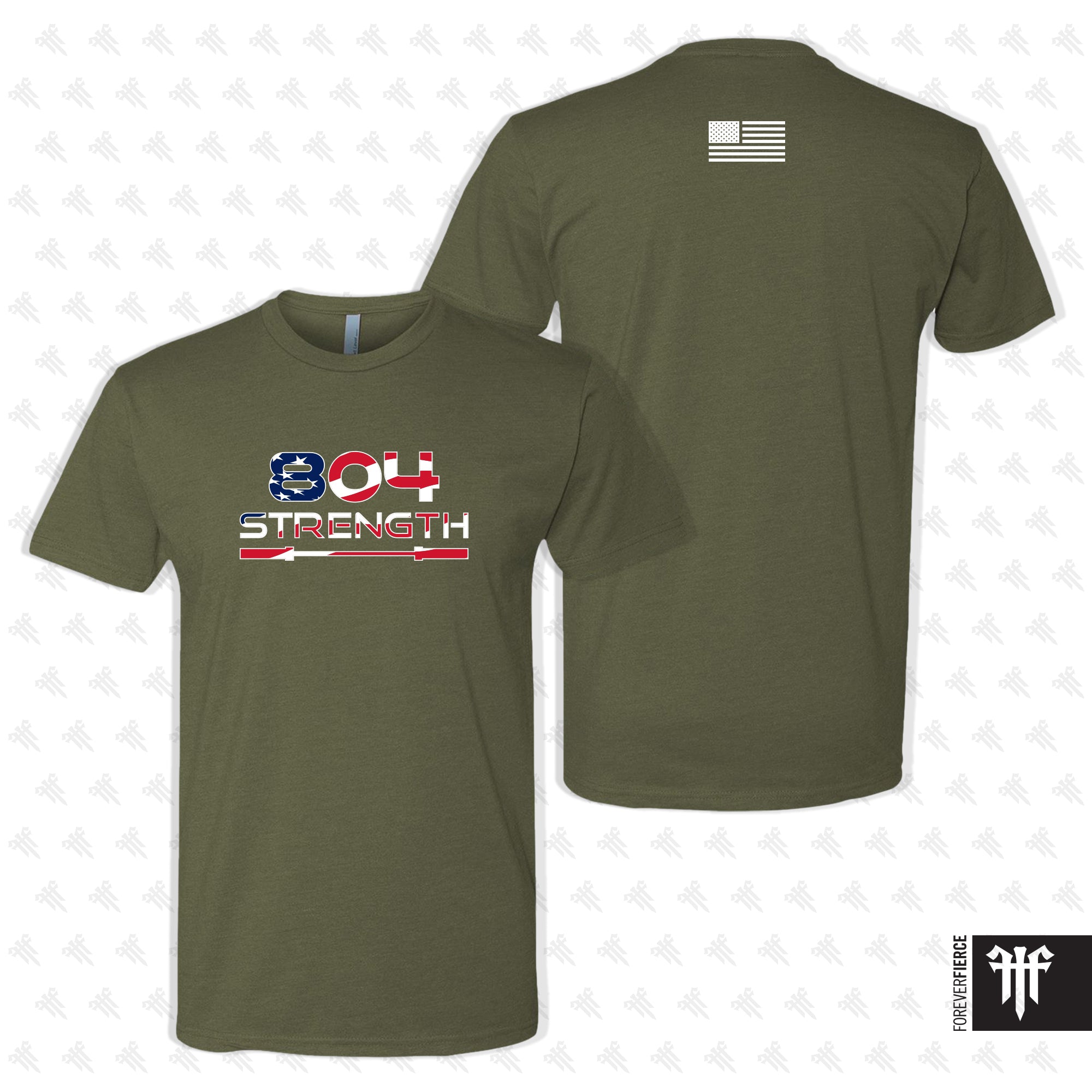 804 Strength June 2026 American Flag Tee