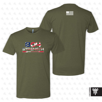 804 Strength June 2026 American Flag Tee