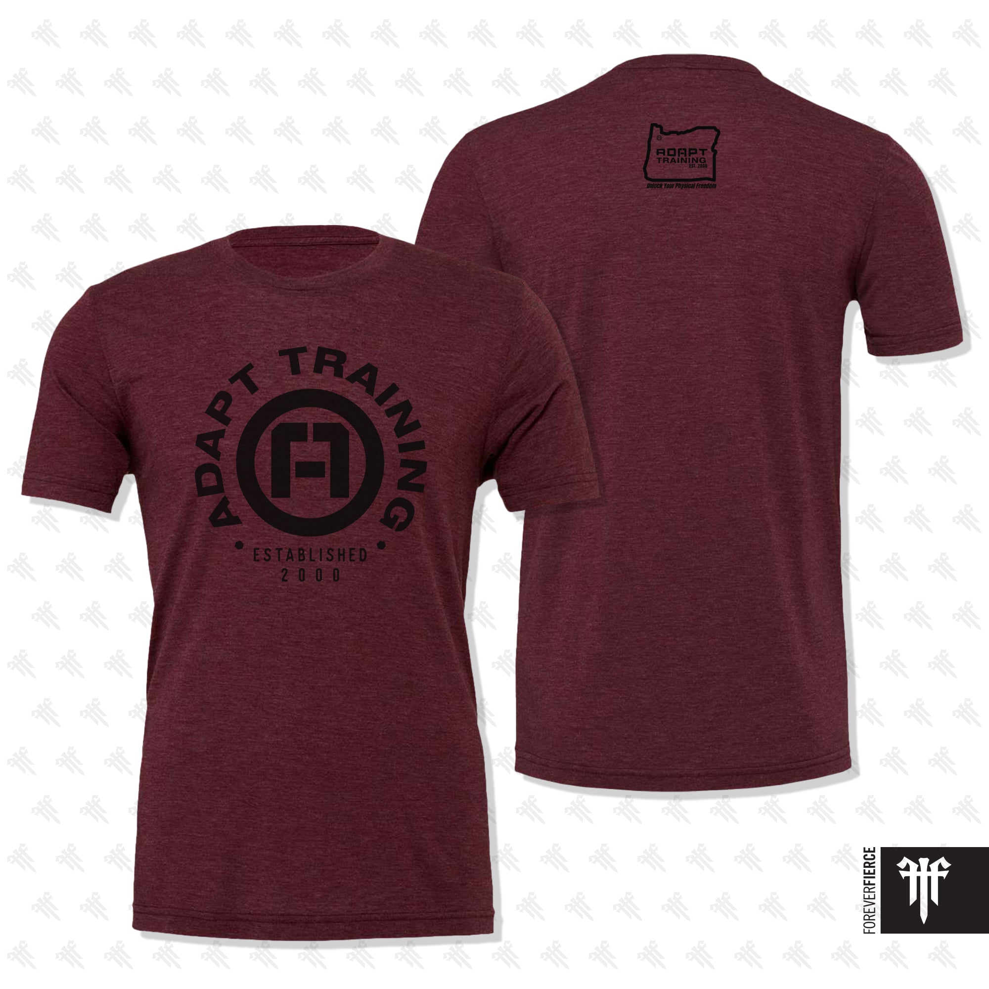 Adapt Training September 2025 Maroon Tee