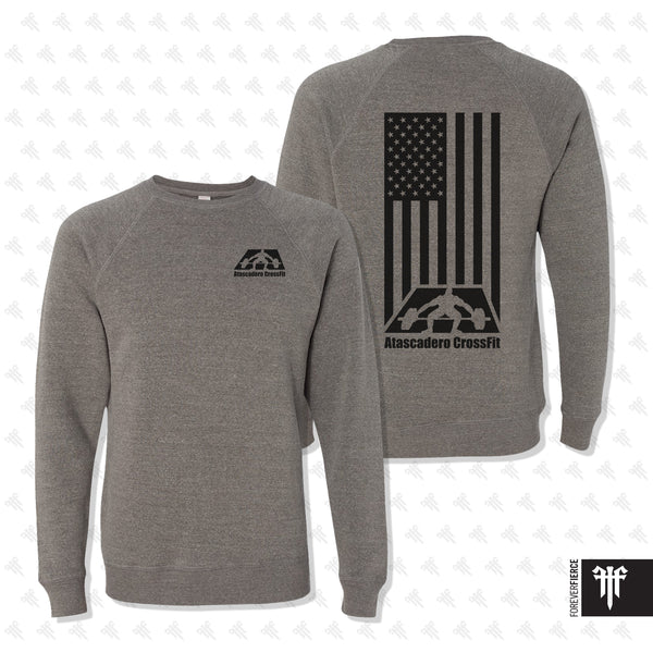 Atascadero CrossFit November 2024 Grey Crewneck - Black Ink