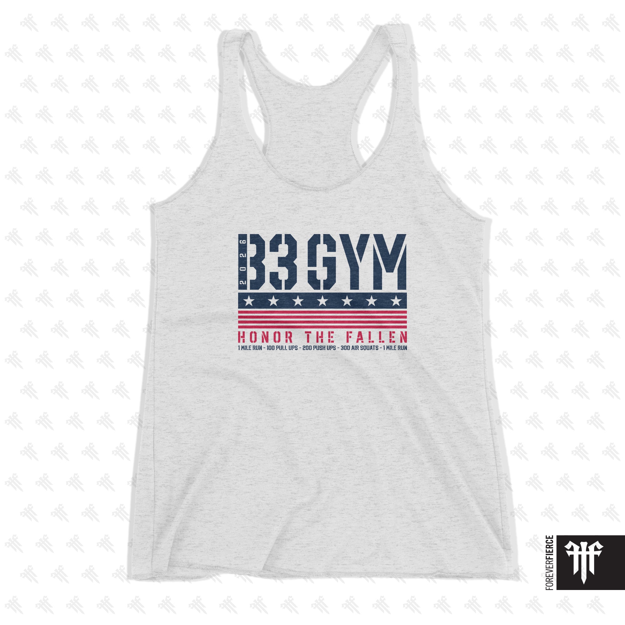 B3 Gym March 2026 Womens Racerback
