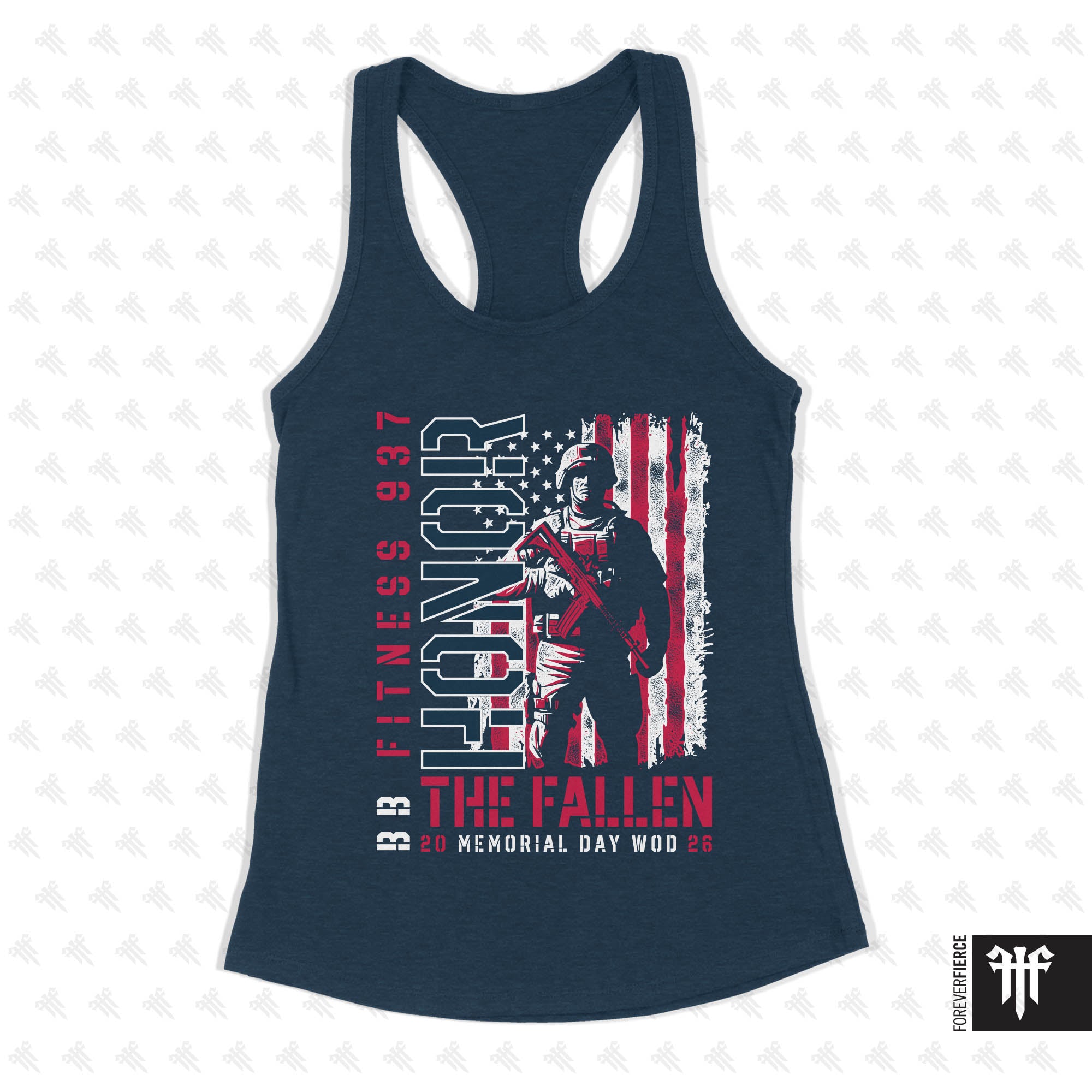 BB Fitness 937 March 2026 Womens Racerback