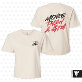BCI July 2026 Black/Red Ink Womens Boxy Tee - Ivory