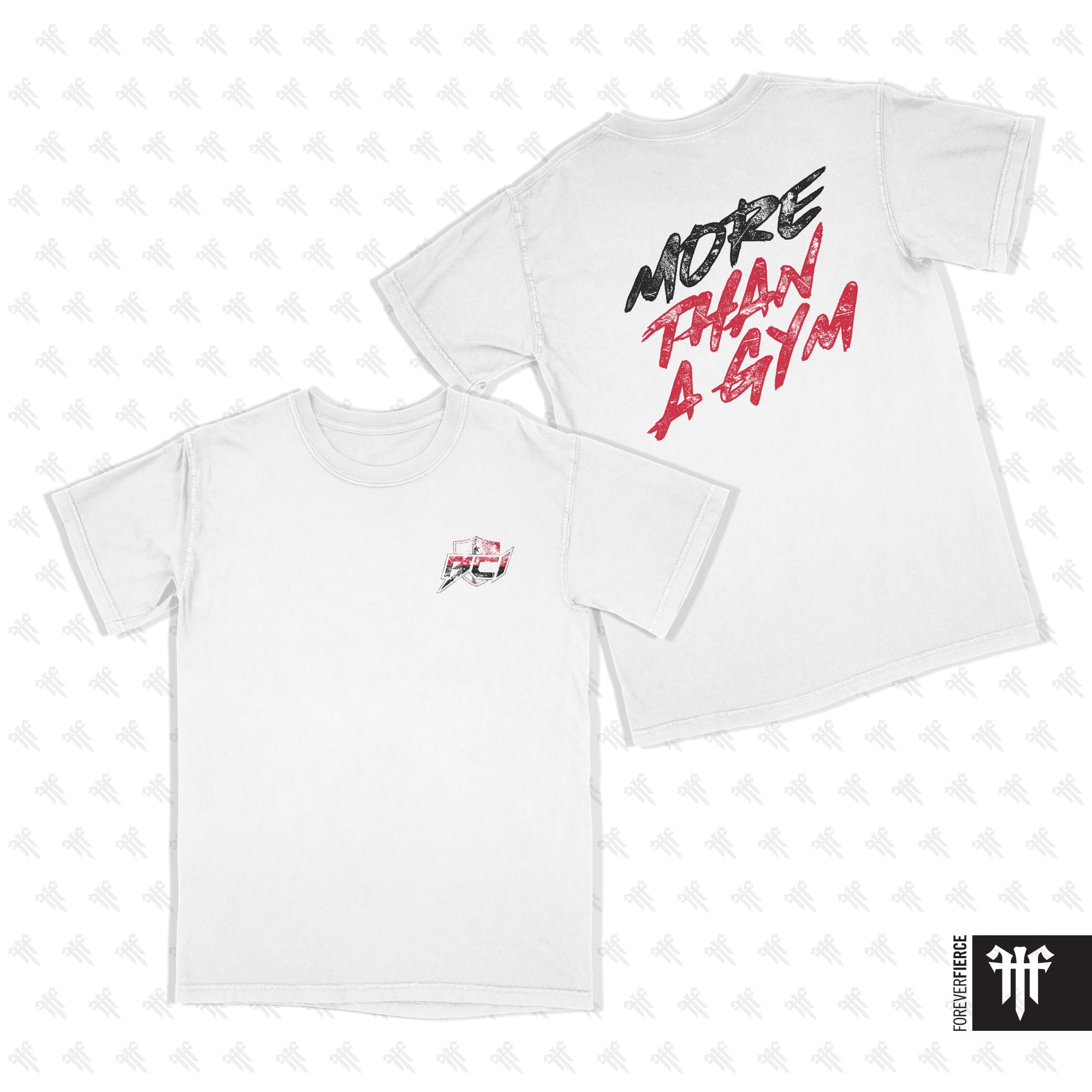 BCI July 2026 Black/Red Ink Comfort Colors Tee - White