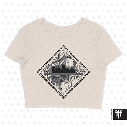 Baltimore Built July 2025 Womens Crop Tee