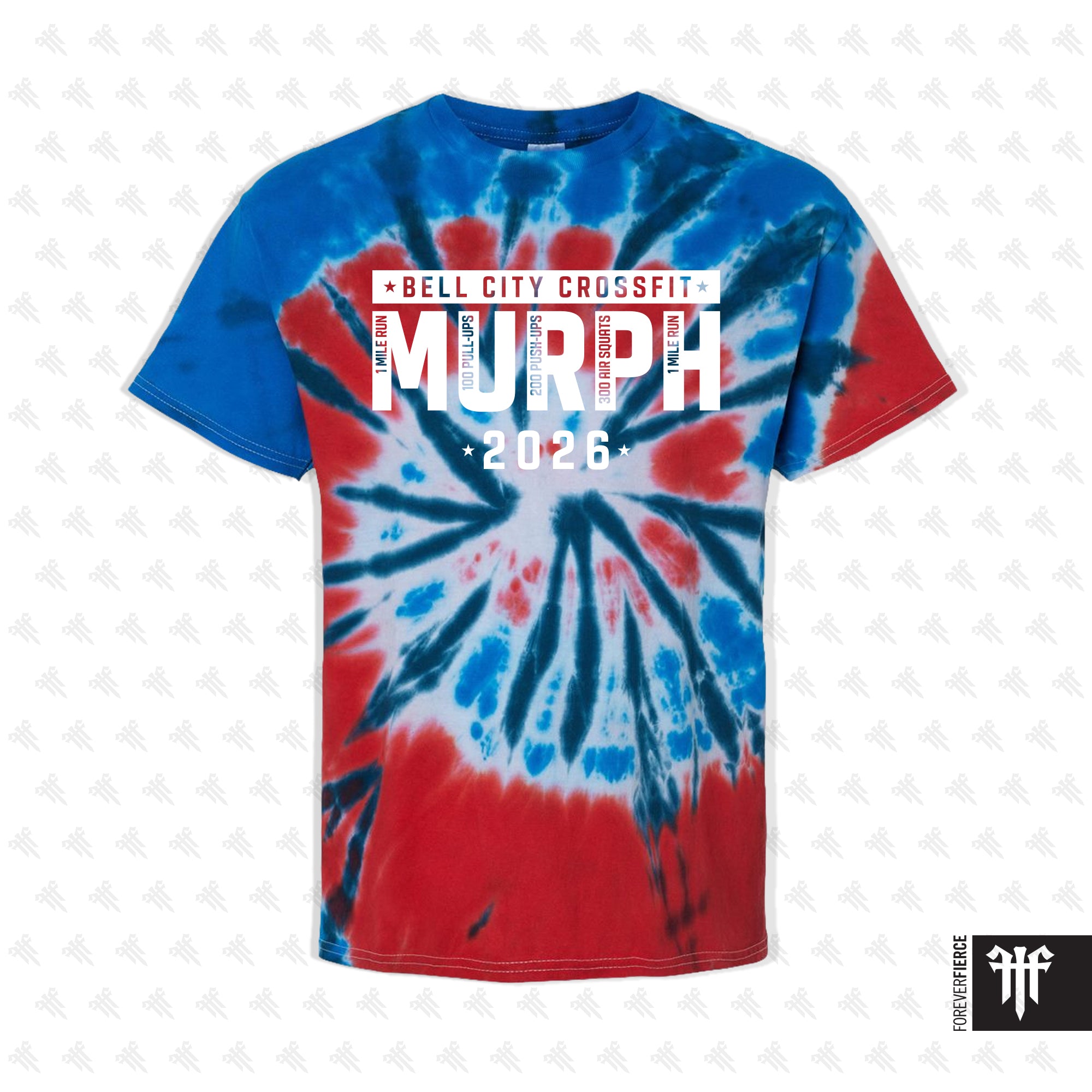 Bell City CrossFit April 2026 Youth Tie-Dyed Tee