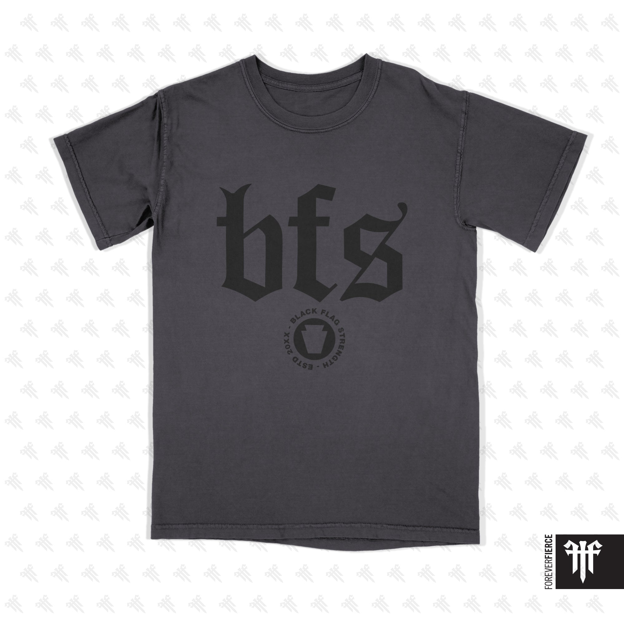 Black Flag Strength August 2025 BFS Comfort Colors Tee