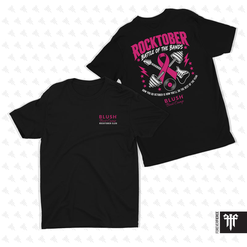 Blush Boot Camp St. Peters October 2026 Rocktober Tee